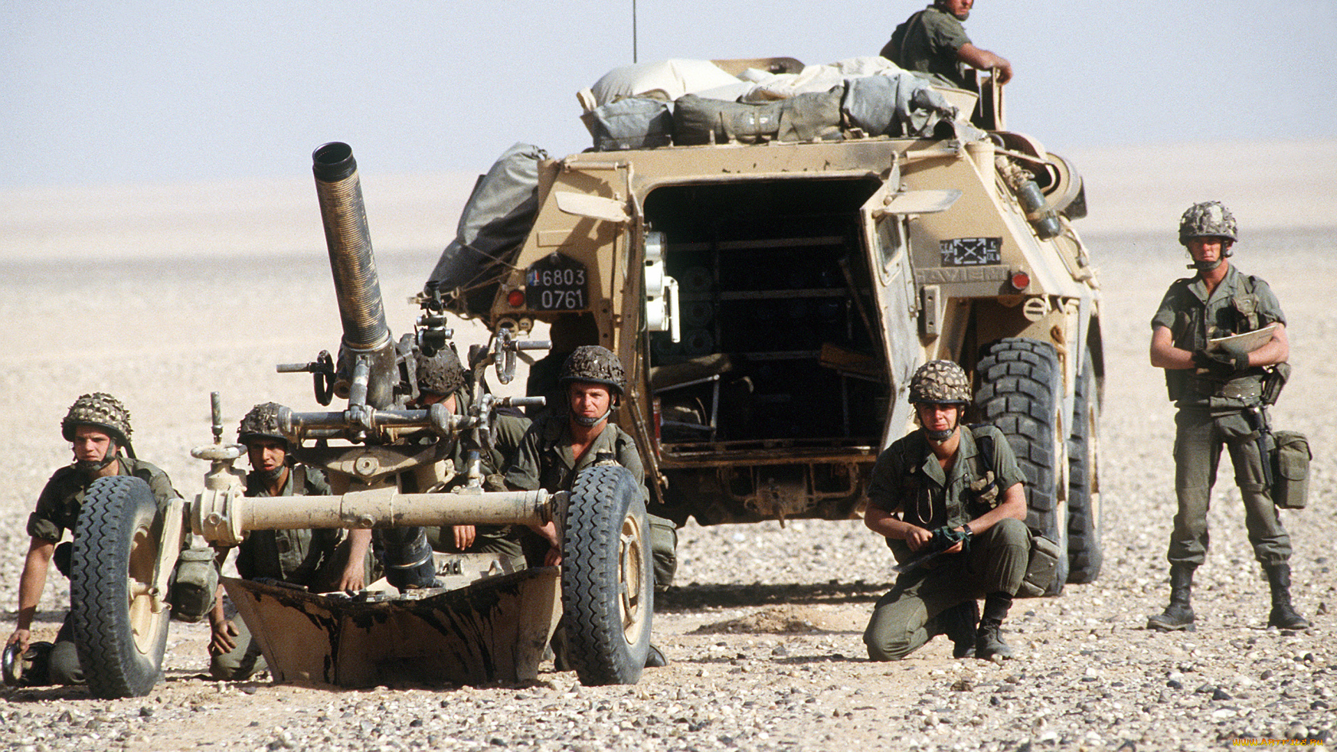 техника, военная, бмп, пушка, пехота