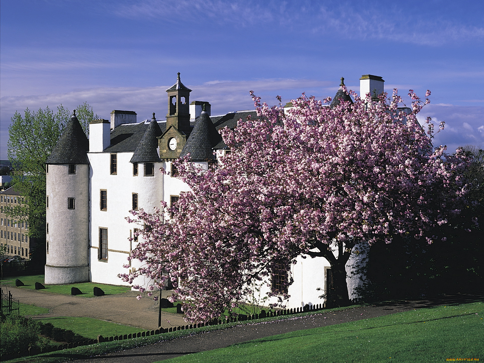 города, дворцы, замки, крепости, dudhope, castle, scottish, castles