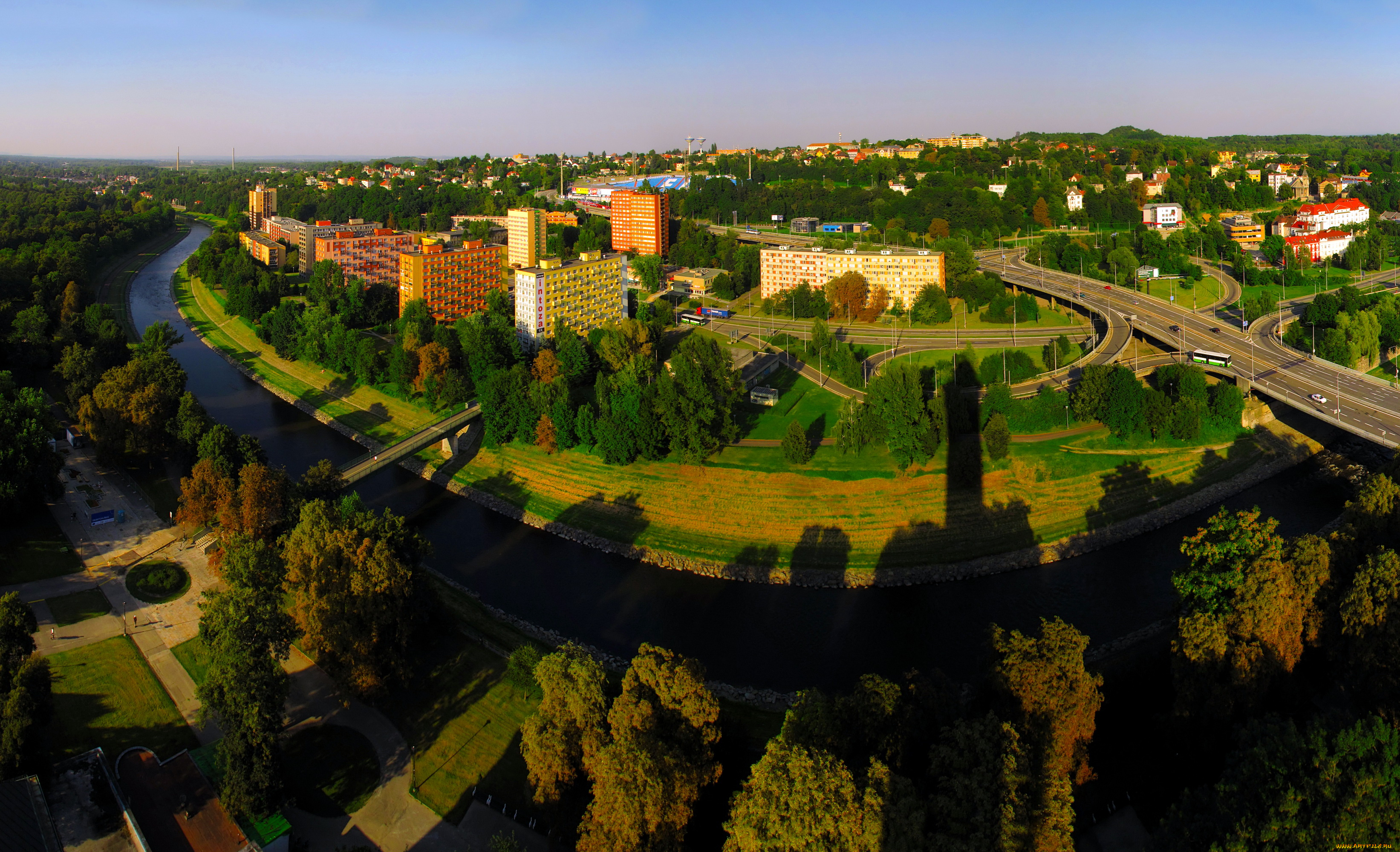 города, пейзажи, Чехия, ostrava