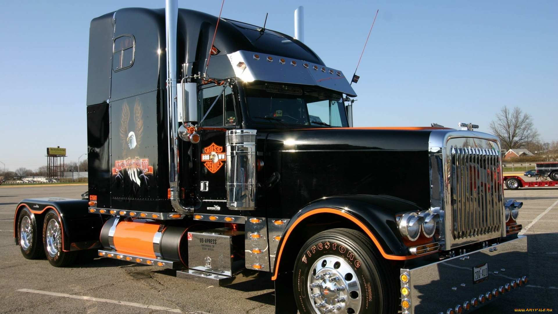 автомобили, freightliner, грузовик, тягач