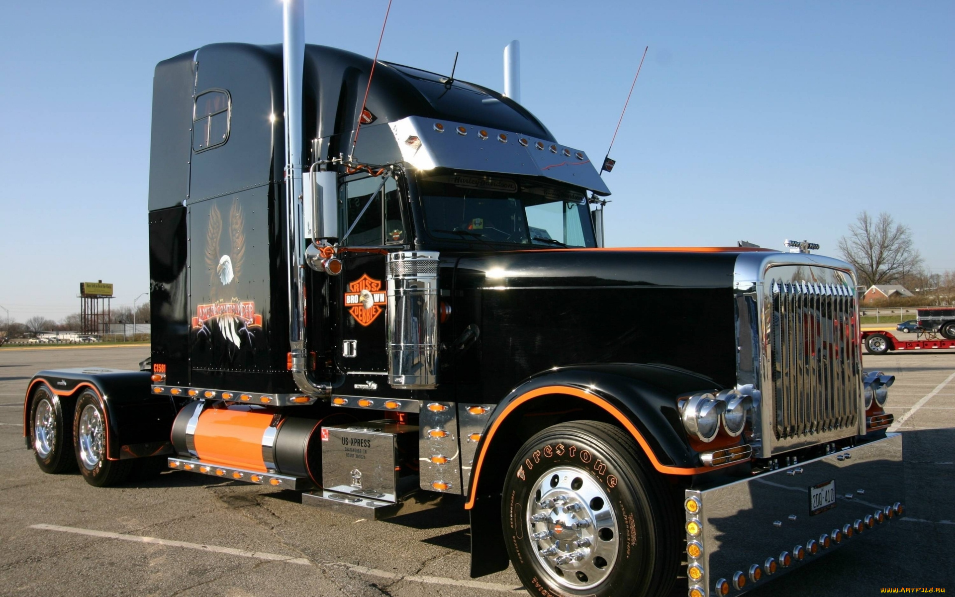 автомобили, freightliner, грузовик, тягач