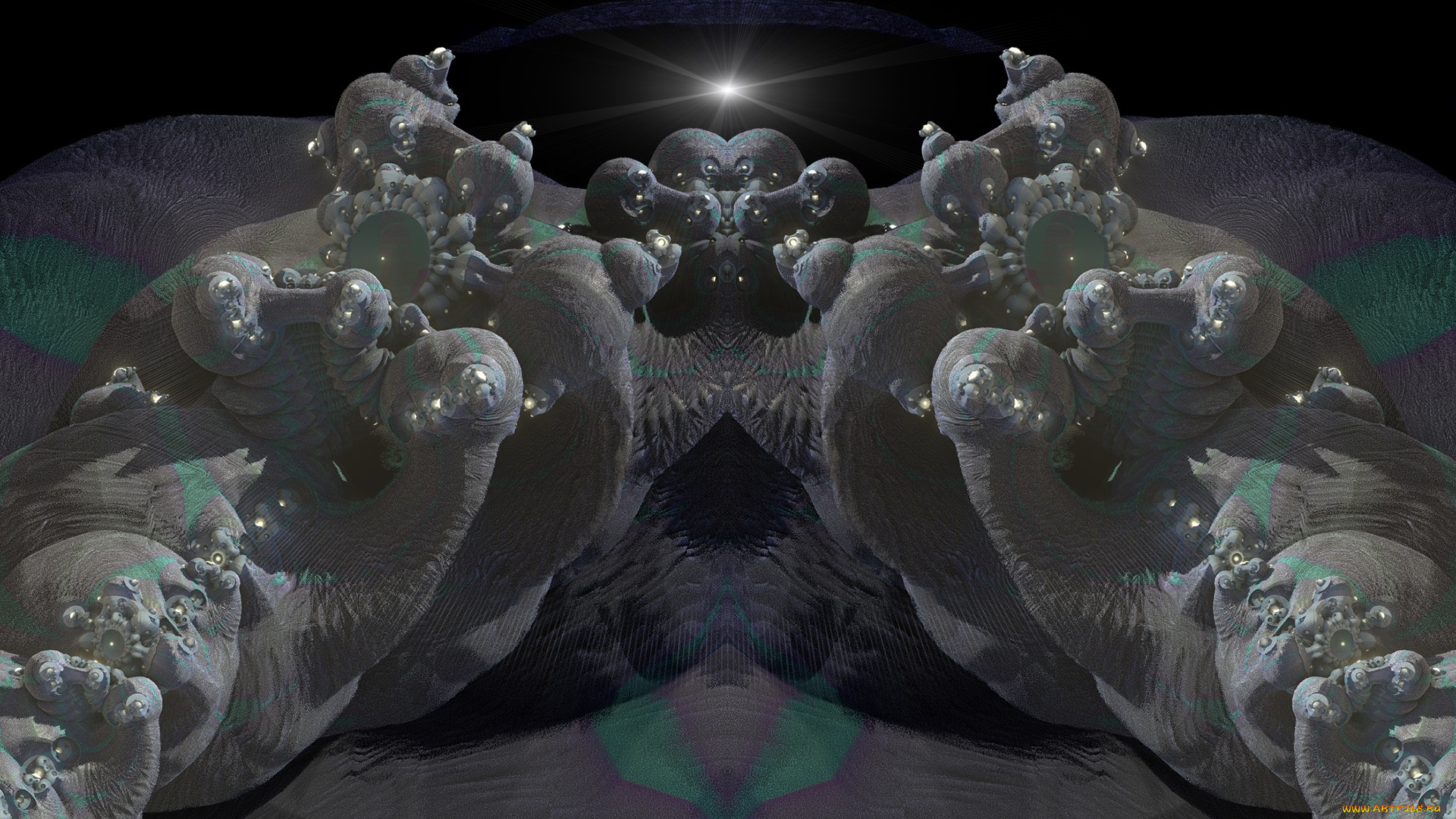 3д, графика, fractal, , фракталы, узор, фон, цвета