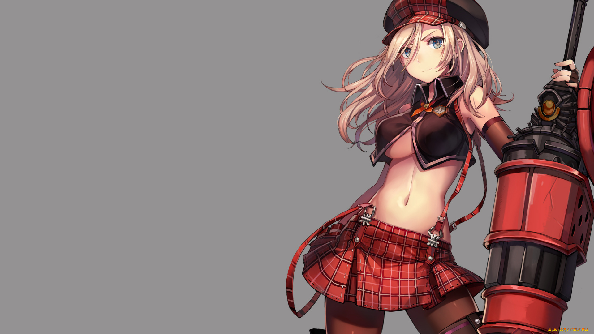 аниме, god, eater, шляпа, подтяжки, юбка, торп, сапоги, воин, оружие, девушка, alisa, ilinichina, amiella, momoko