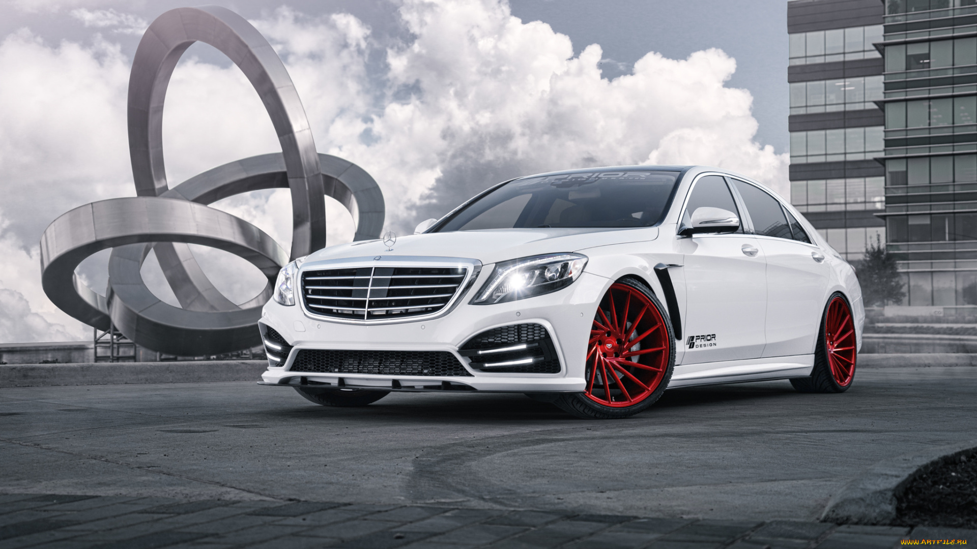 автомобили, mercedes-benz, design, prior, motors, wheels, red, vossen, kit, body, evs, amg, s550