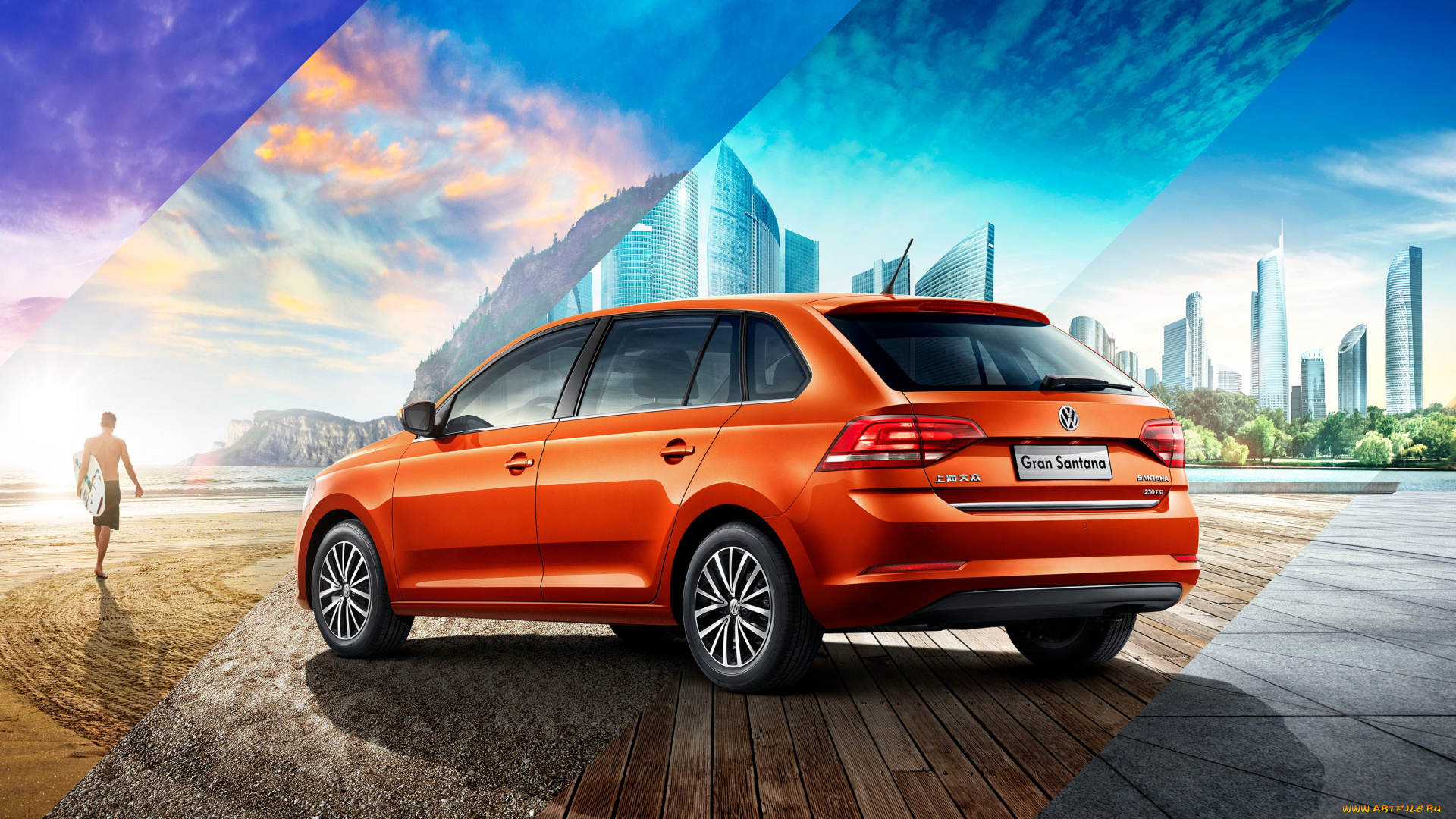 автомобили, volkswagen, gran, santana, 2015г