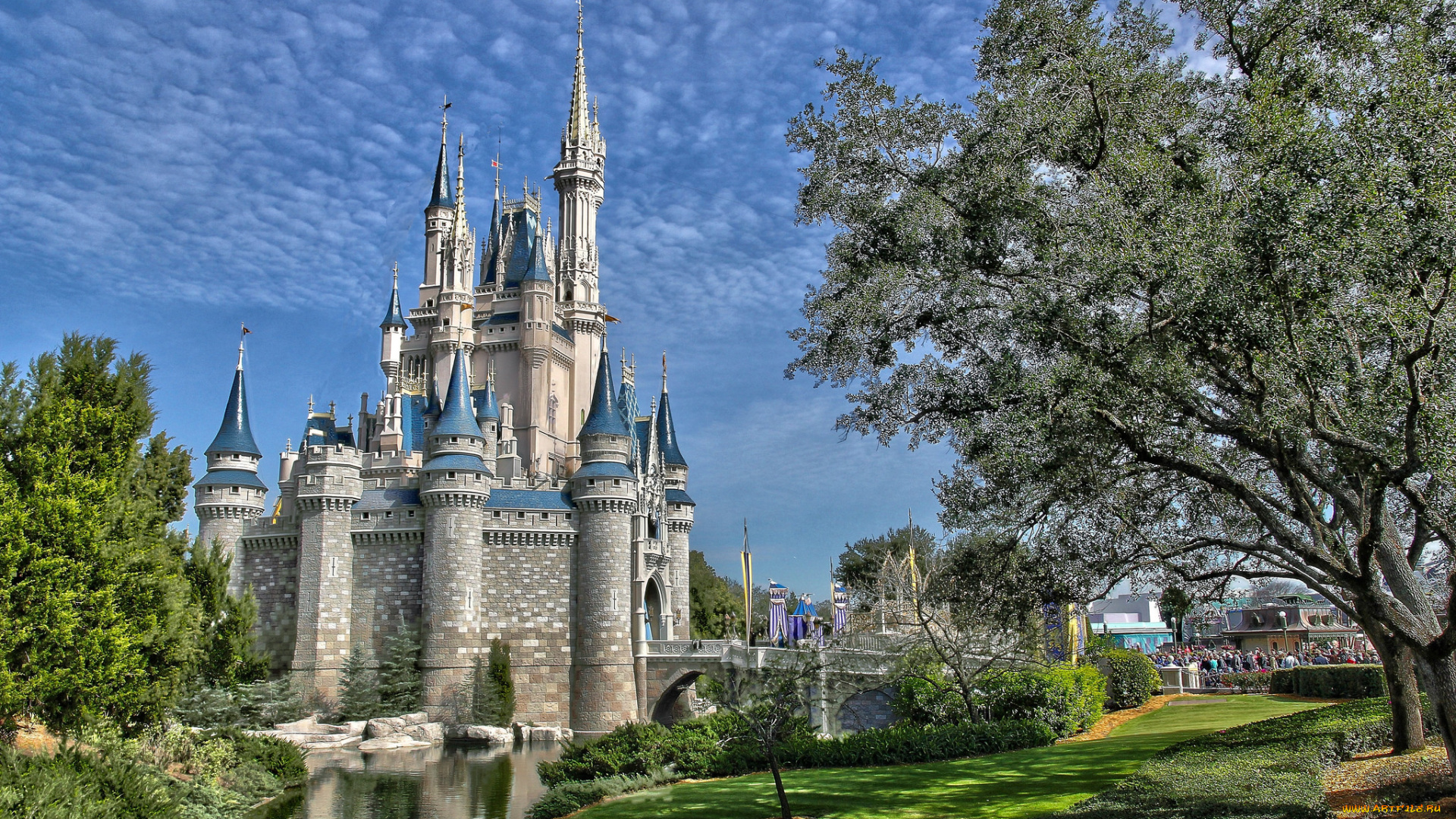 cinderella`s, castle, -, disney, world, , florida, города, диснейленд, замок, парк