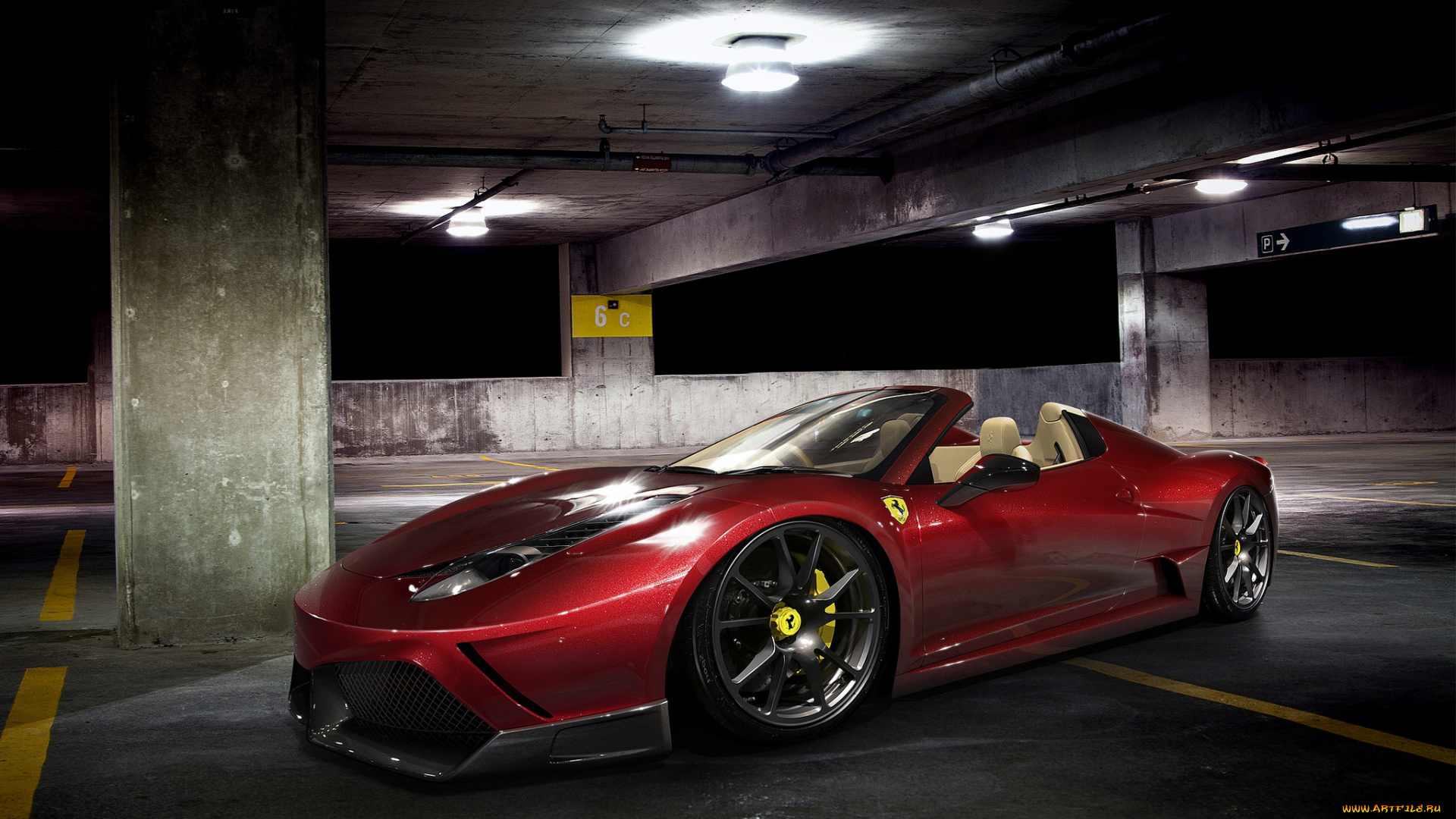 ferrari, 458, spyder, автомобили, ferrari, спорткар