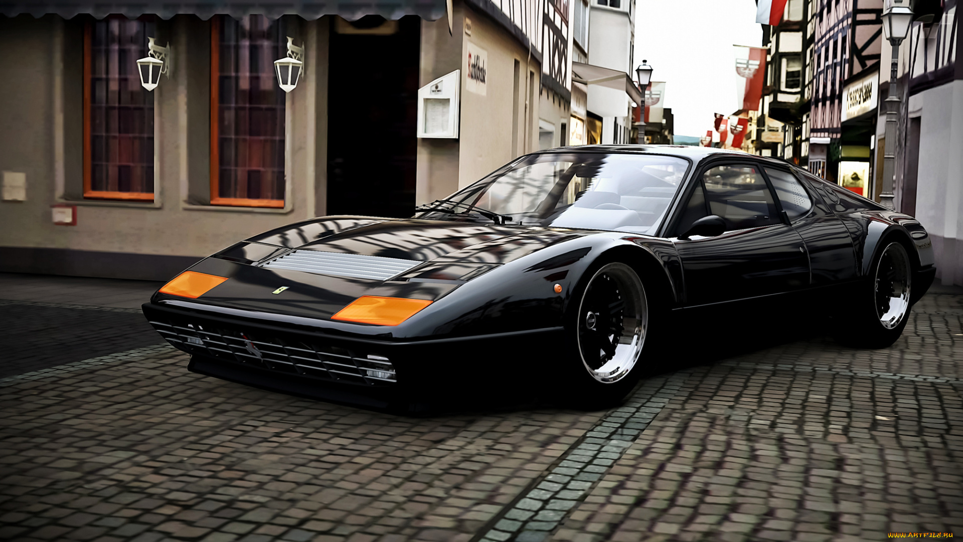 ferrari, 512bb, автомобили, 3д, спорткар