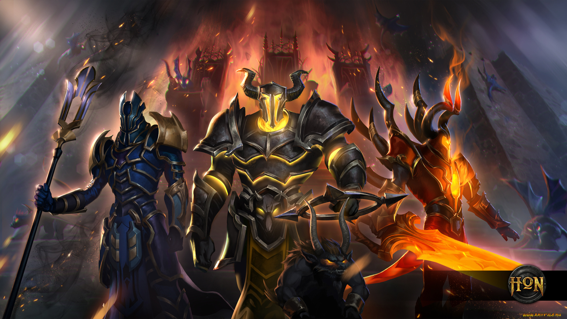 heroes, of, newerth, видео, игры, персонажи