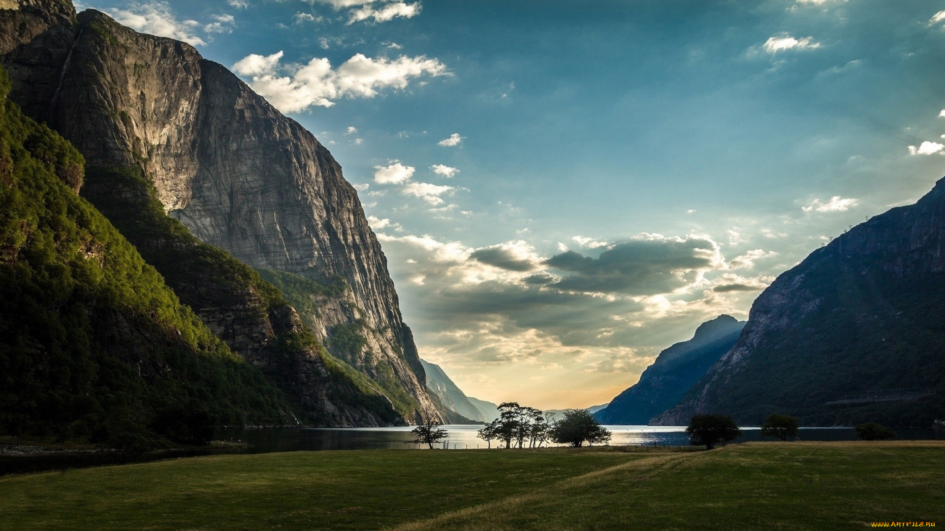 скалистые, горы, природа, горы, скалистые