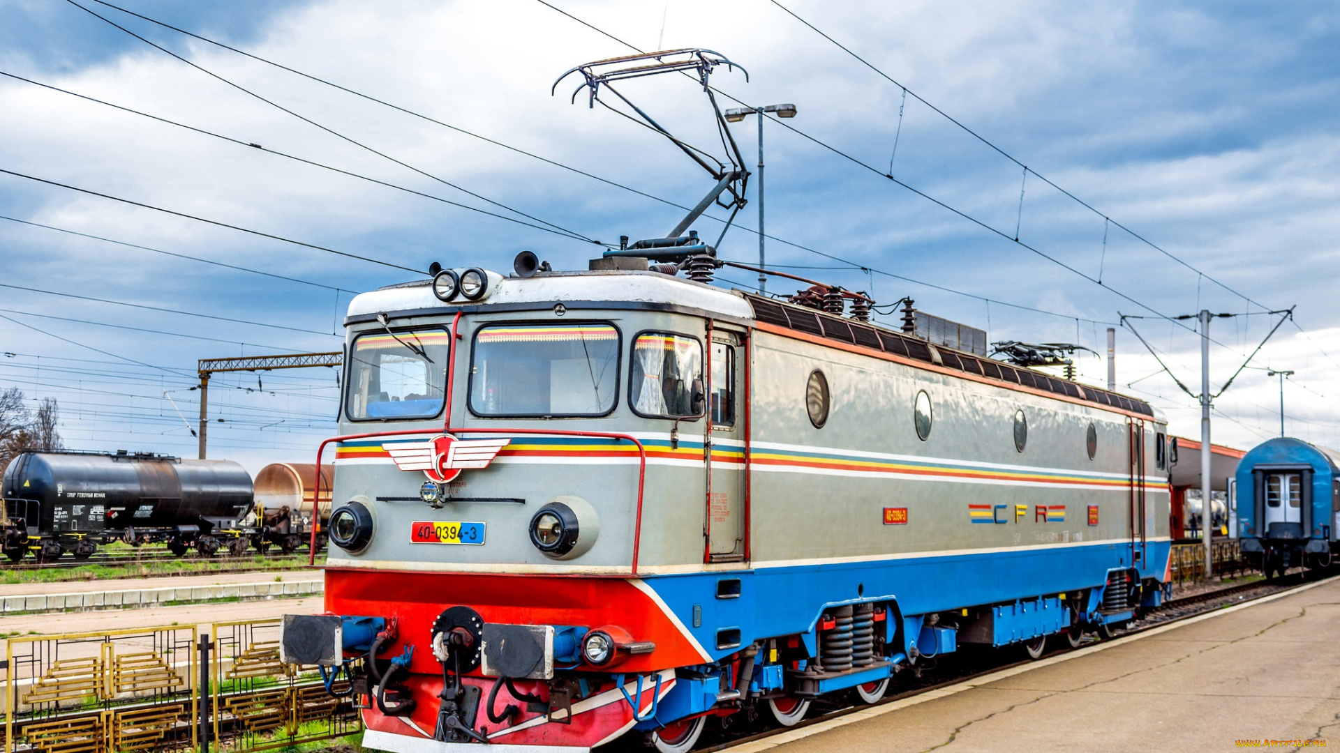 техника, электровозы, локомотив, рельсы, дорога, железная, состав