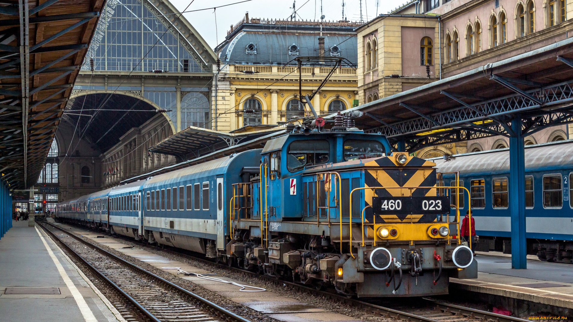 техника, электровозы, состав, локомотив, рельсы, дорога, железная