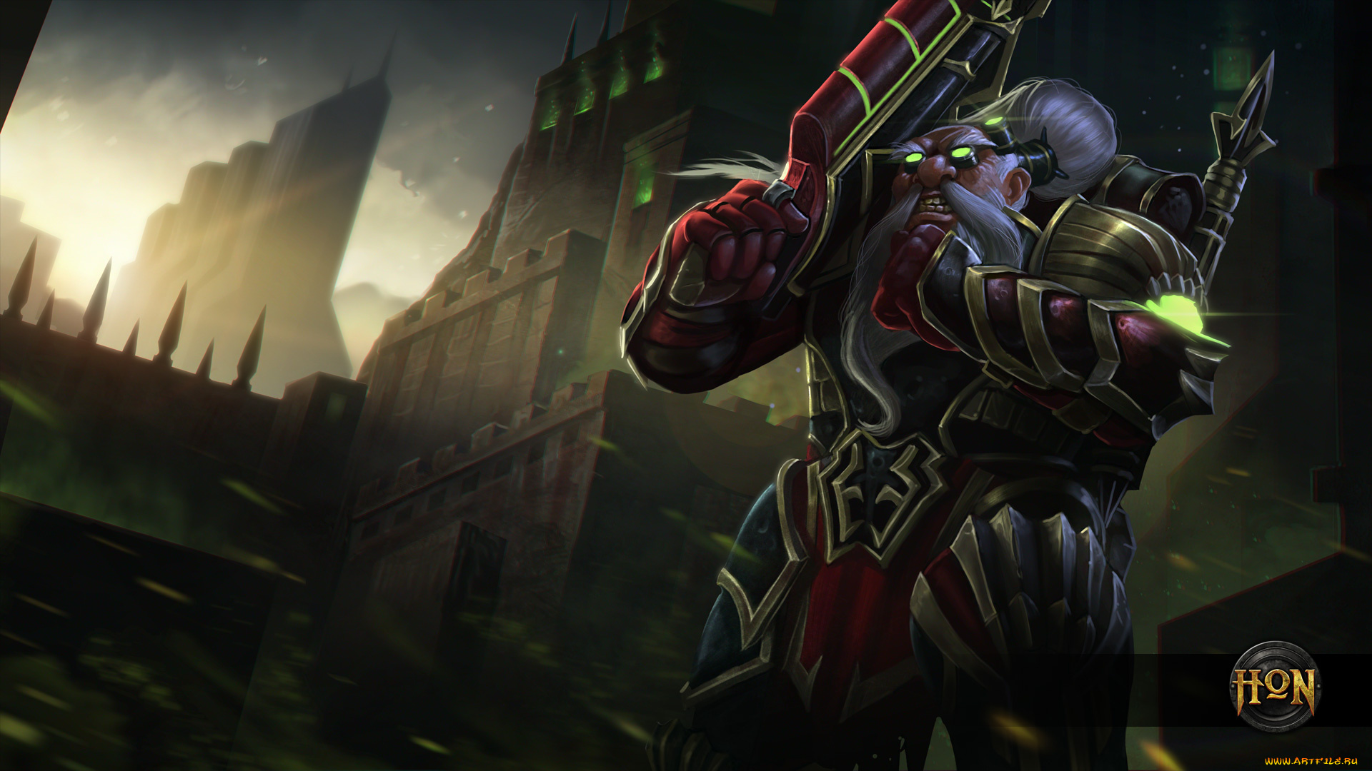 видео, игры, heroes, of, newerth, персонаж