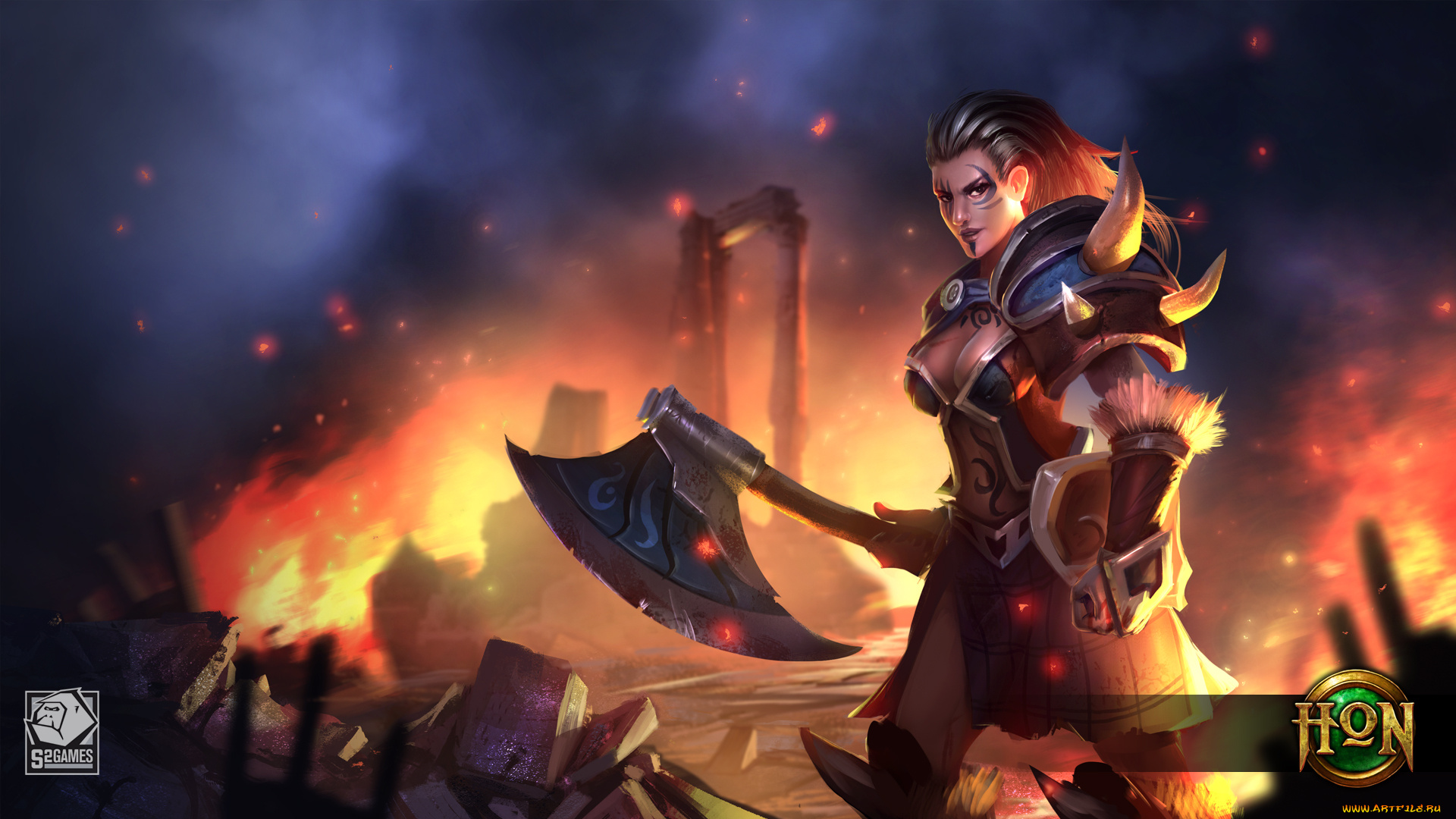 видео, игры, heroes, of, newerth, персонаж