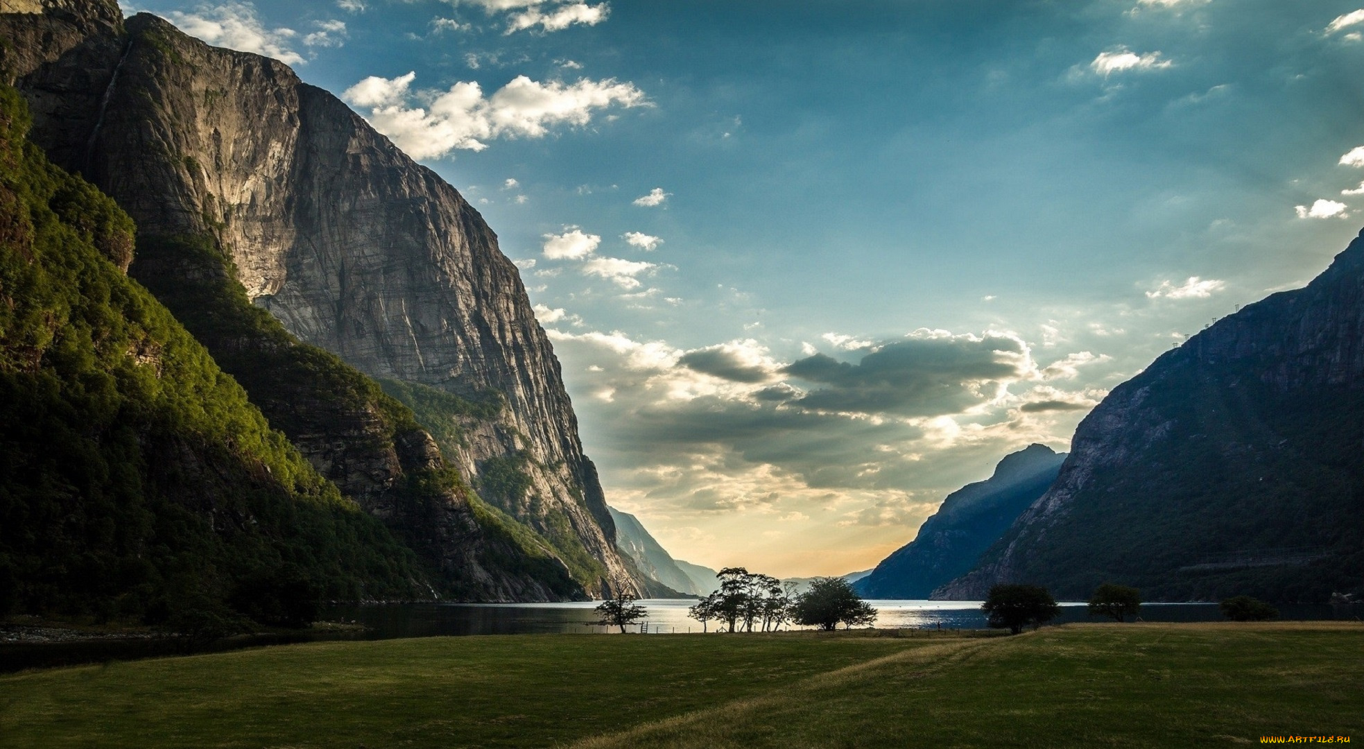 скалистые, горы, природа, горы, скалистые