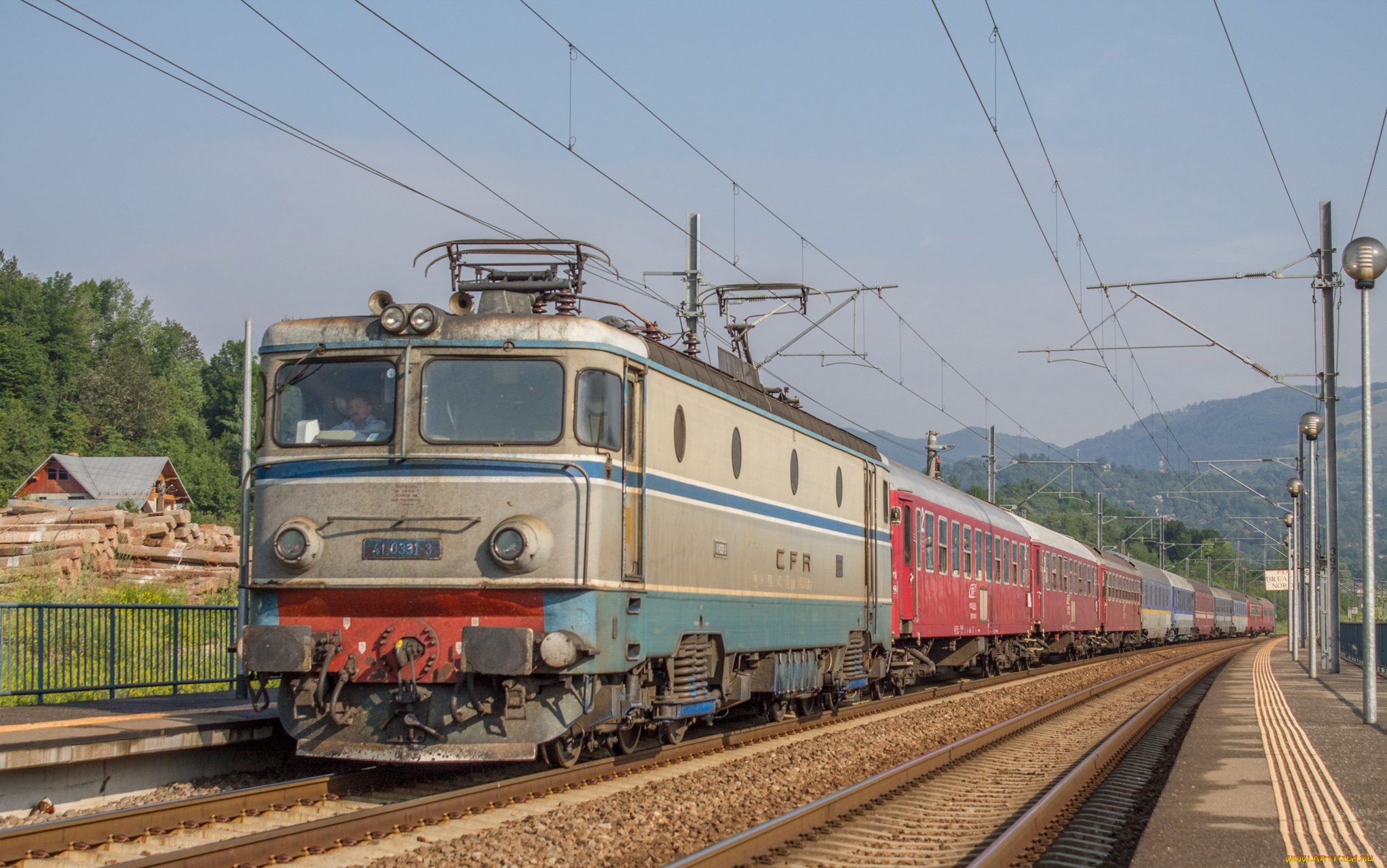 техника, электровозы, состав, локомотив, железная, дорога, рельсы