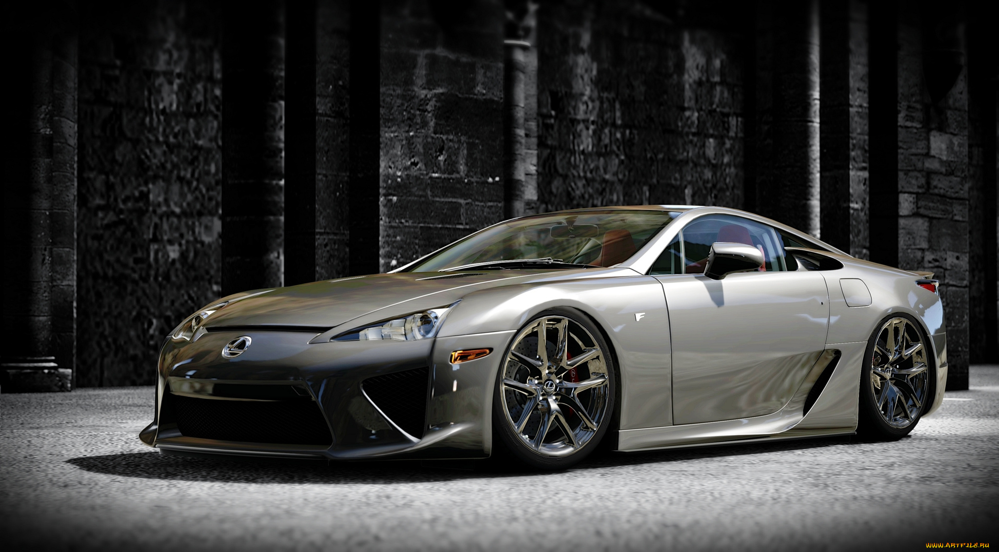 lexus, lfa, автомобили, 3д, класс, дюкс