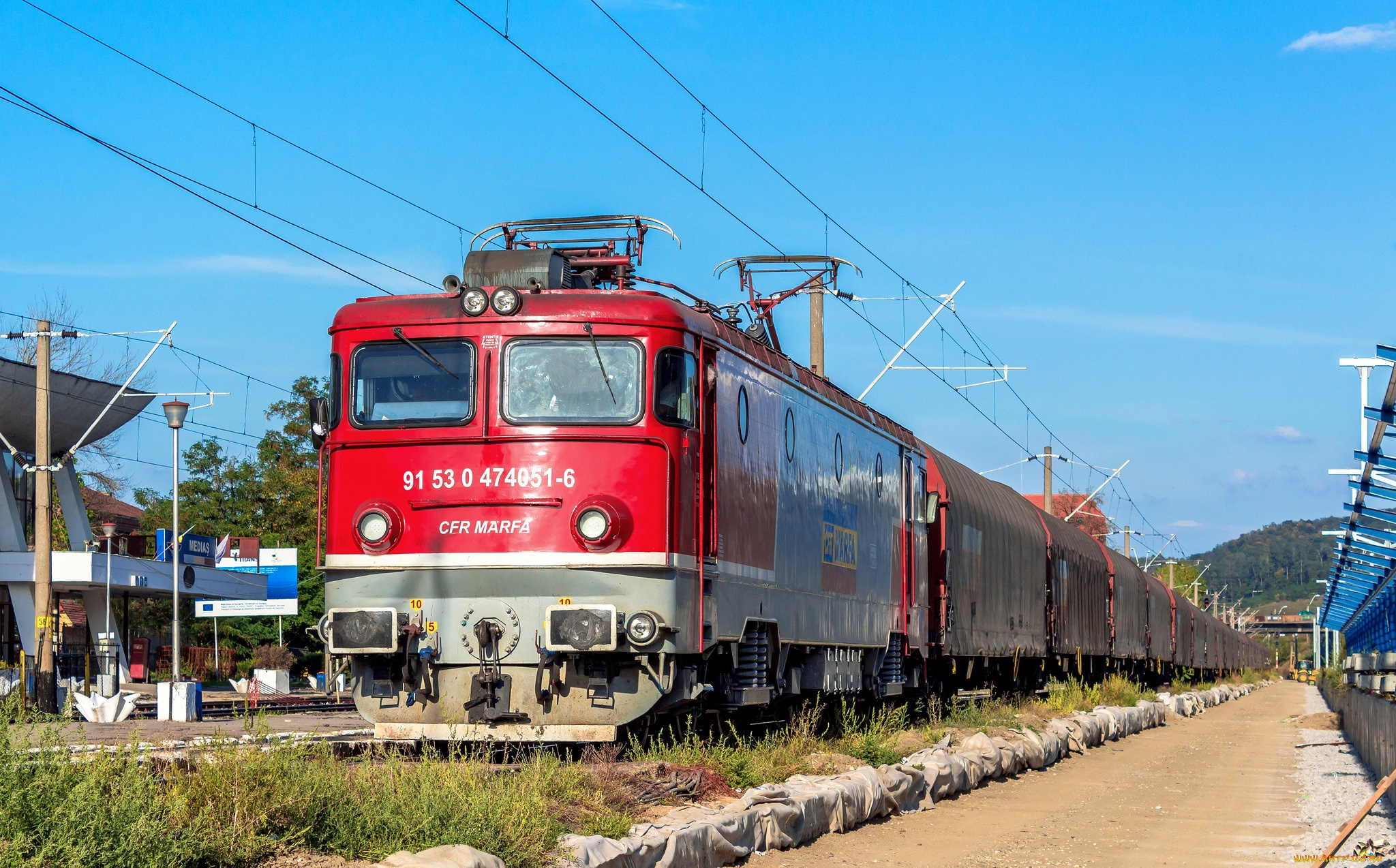 техника, электровозы, локомотив, рельсы, дорога, состав, железная