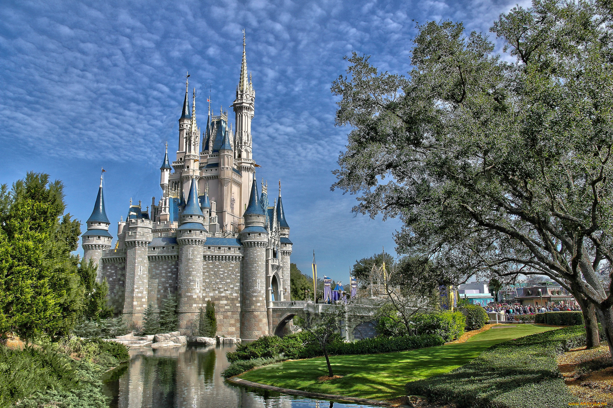 cinderella`s, castle, -, disney, world, , florida, города, диснейленд, замок, парк