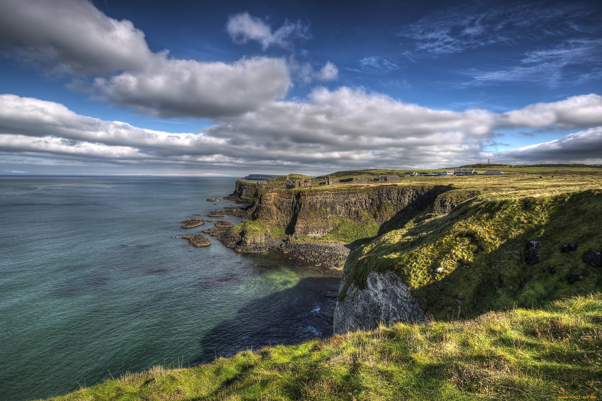 природа, побережье, пляж, океан
