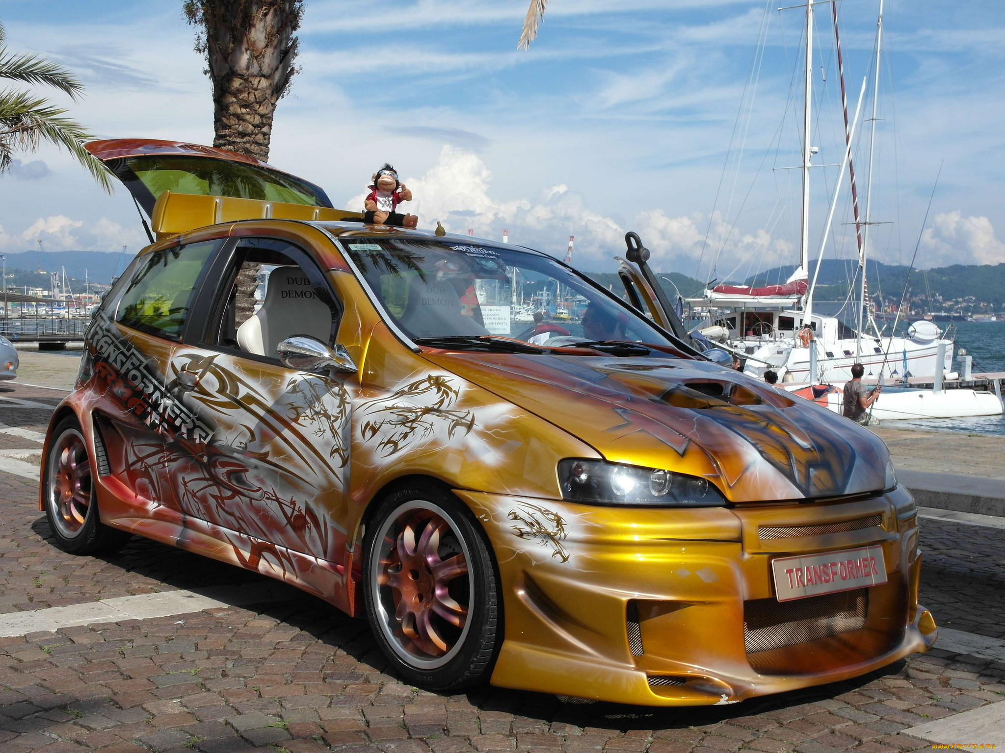 автомобили, fiat, спорткар