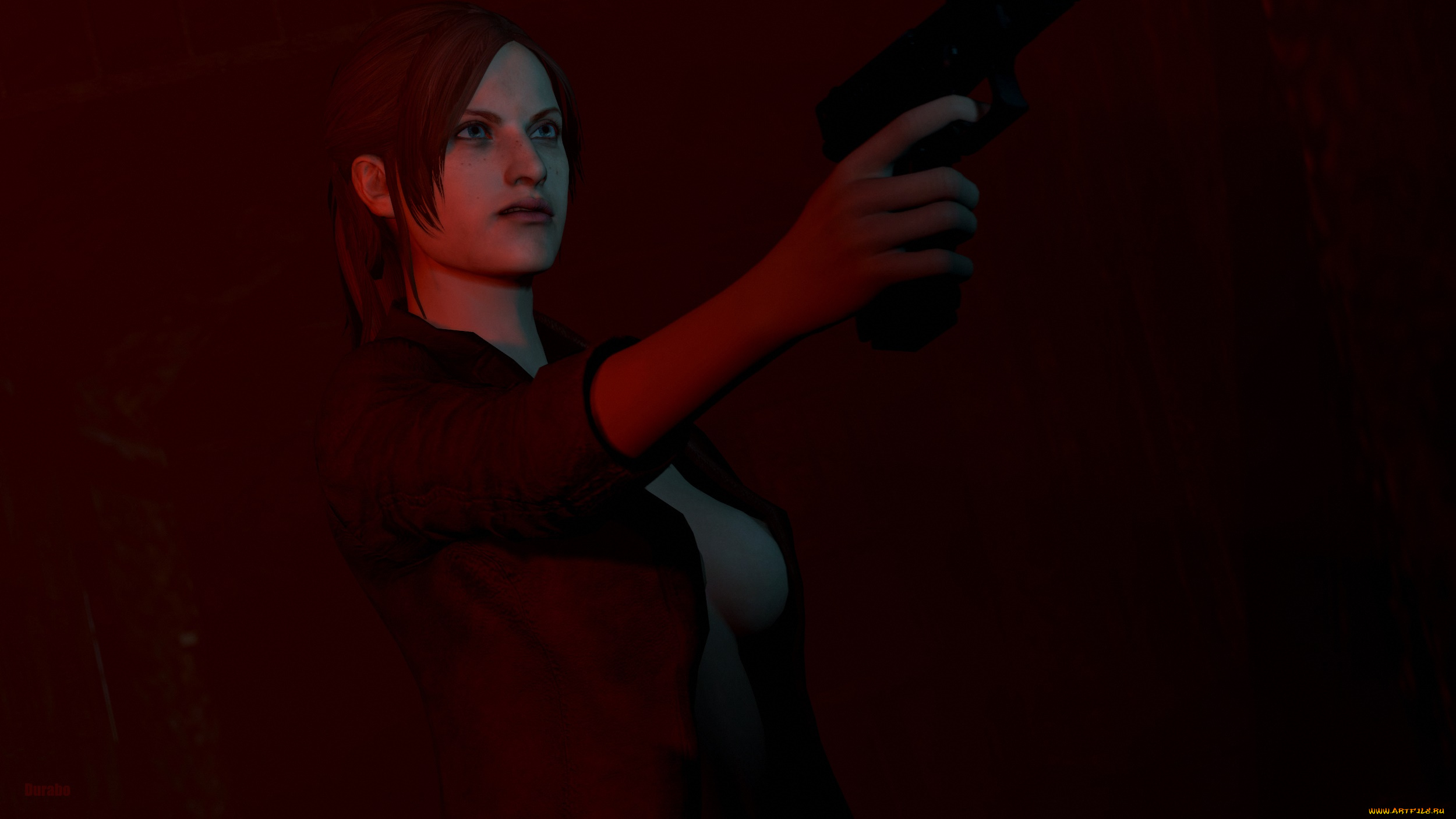 3д, графика, люди, , people, девушка, жест, взгляд, фон