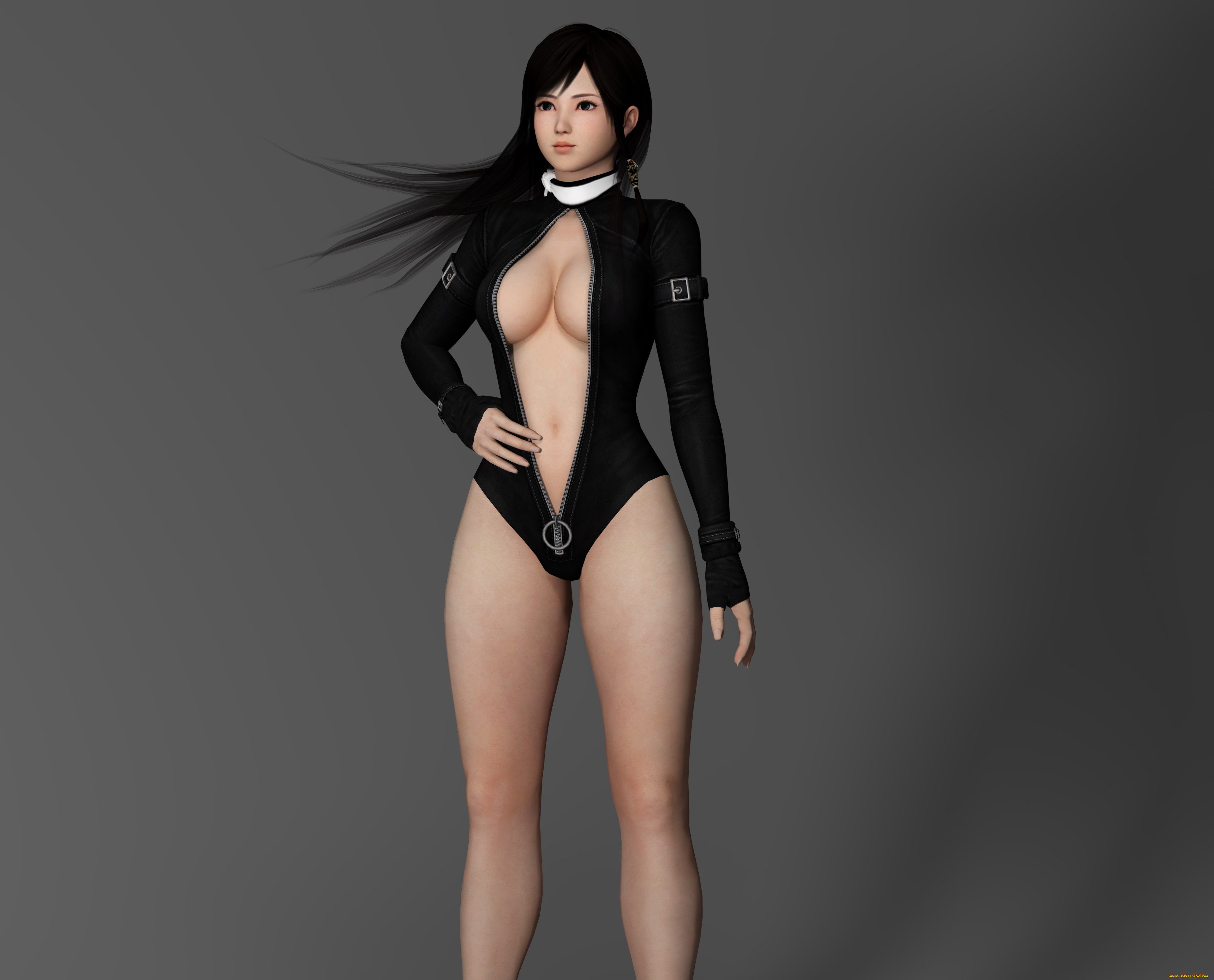 3д, графика, аниме, , anime, фон, взгляд, девушка