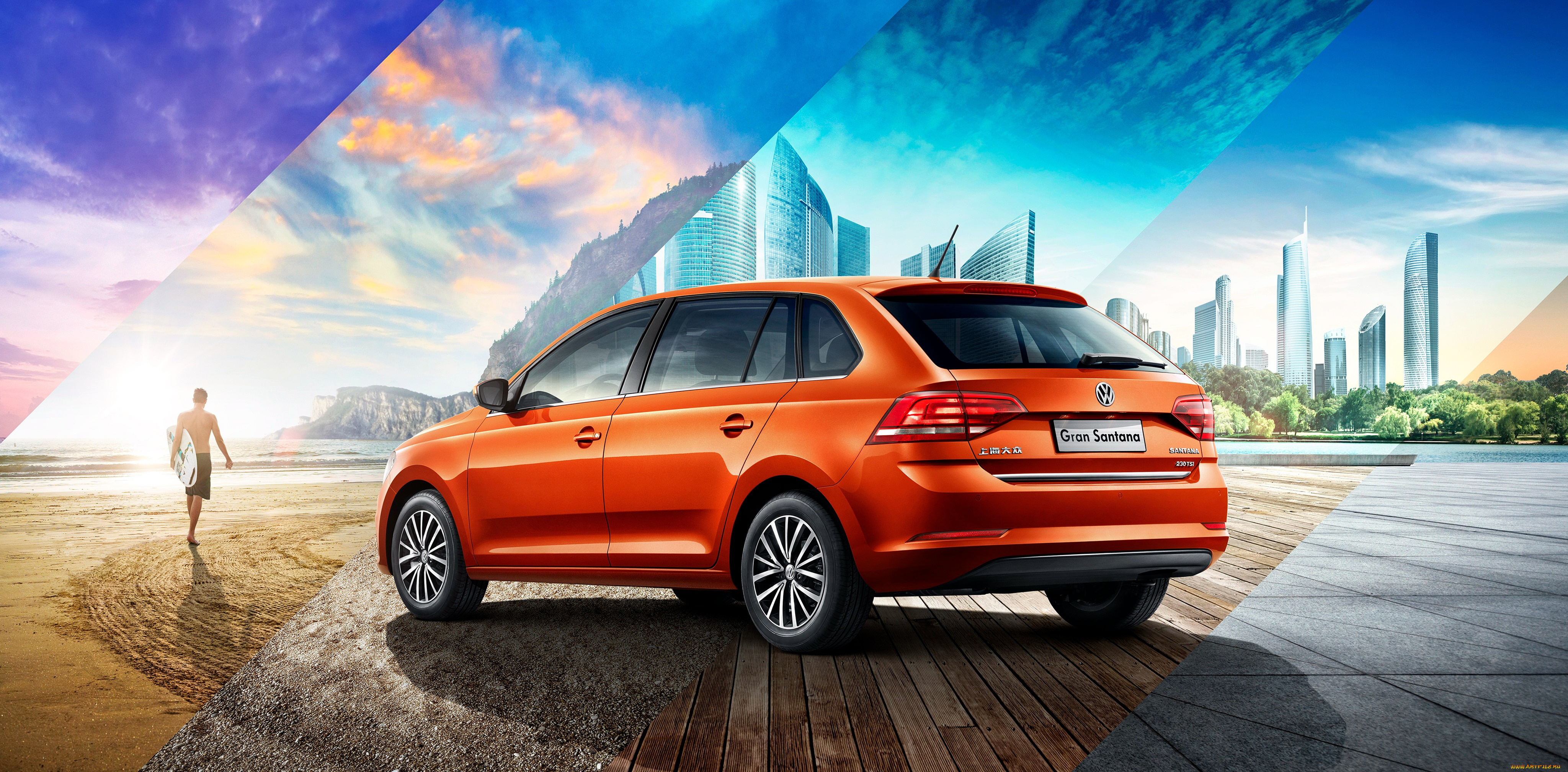 автомобили, volkswagen, gran, santana, 2015г