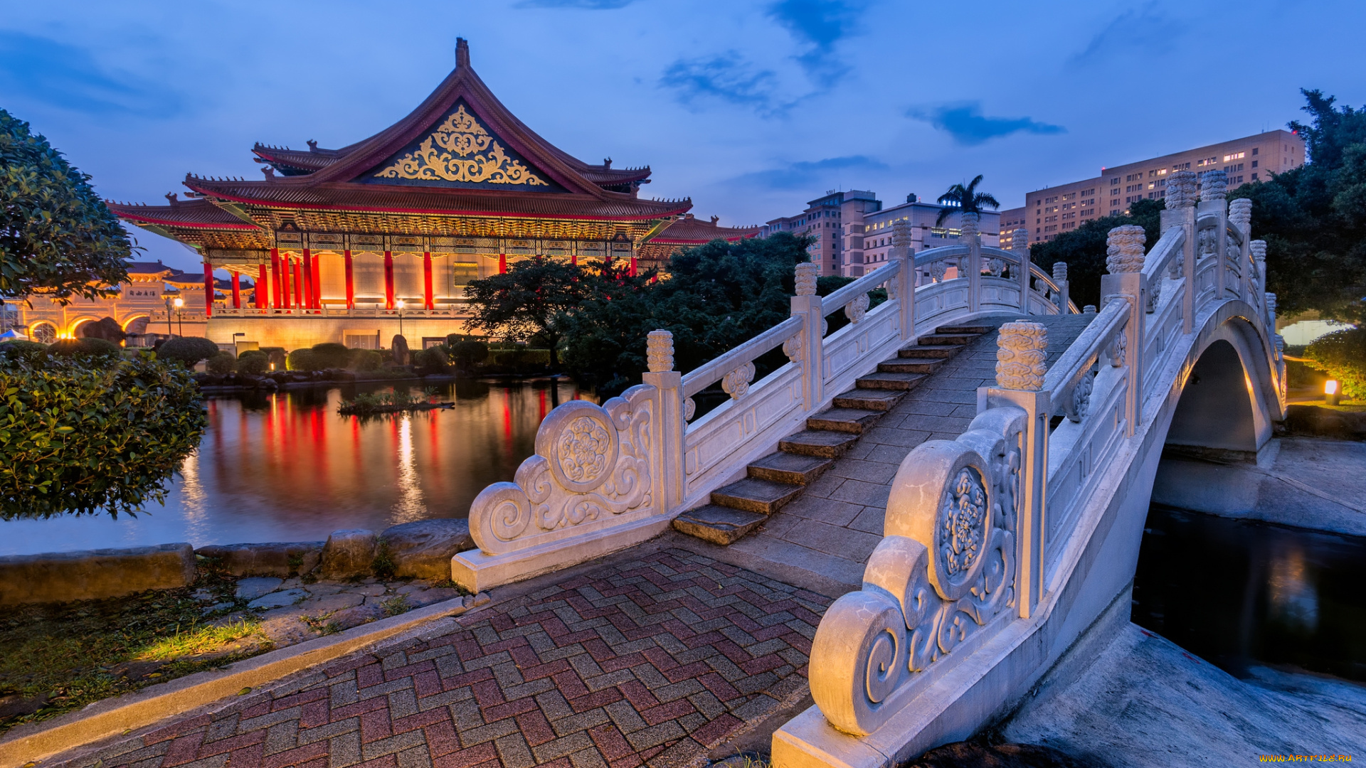 national, concert, hall, , taipei, города, тайбэй, , тайвань, , китай, пагода