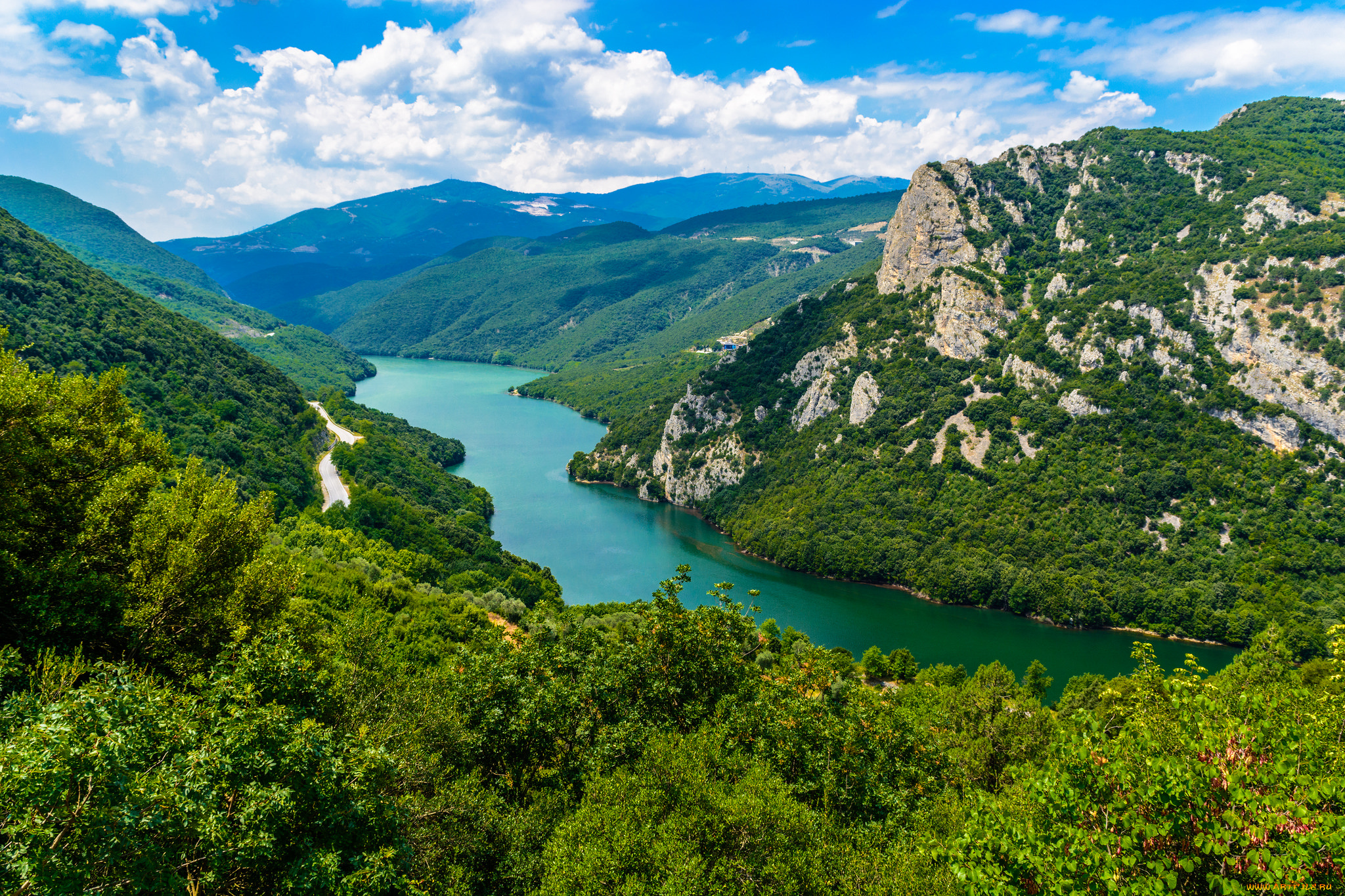 природа, реки, озера, лес, река