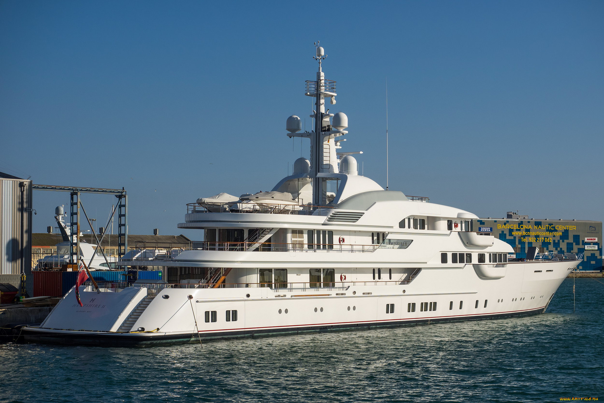 hampshire, 2, корабли, Яхты, суперяхта