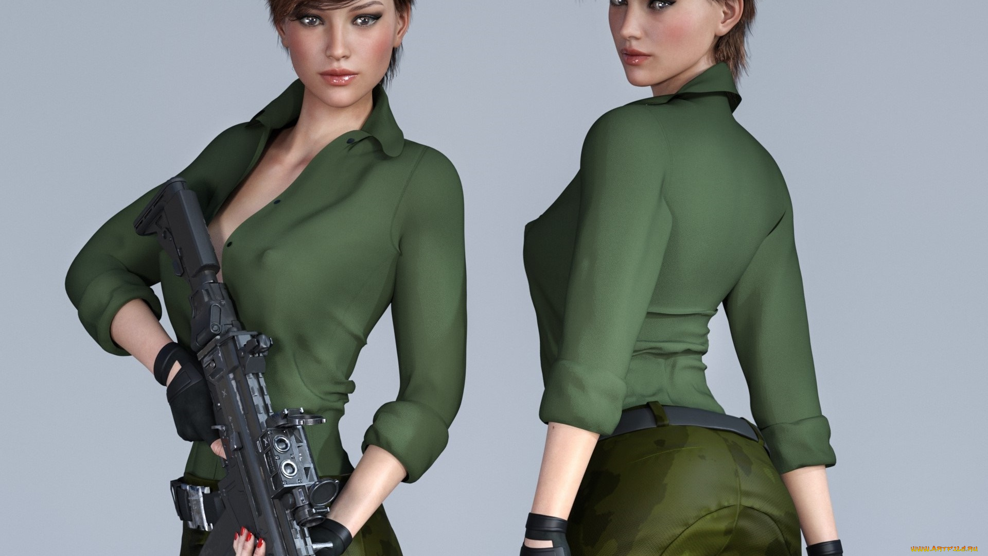 3д, графика, люди, , people, девушка, фон, взгляд