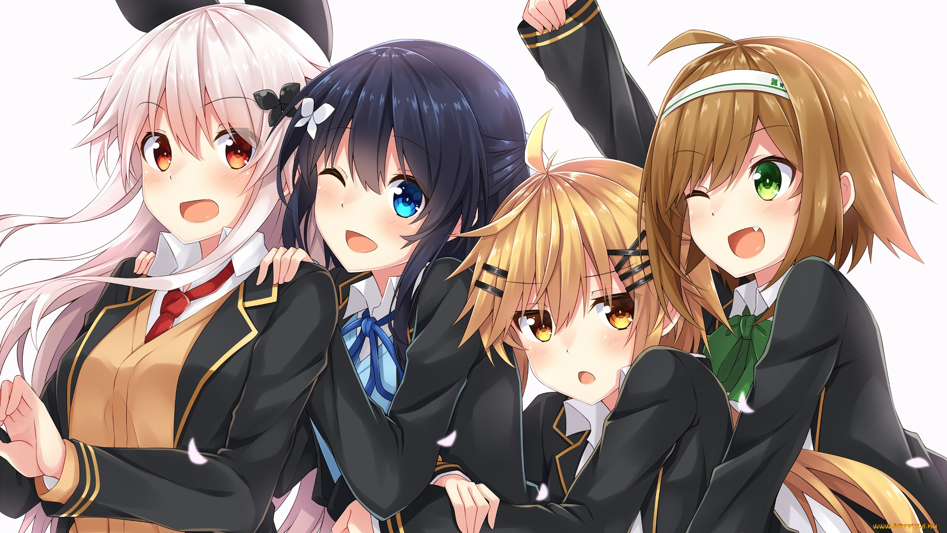 аниме, unknown, , другое, , фон, взгляд, девушки