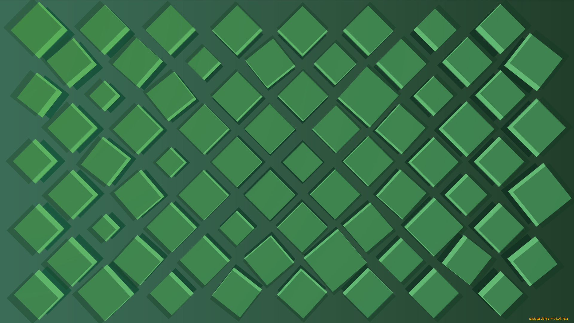 векторная, графика, графика, , graphics, background, square, green, shades