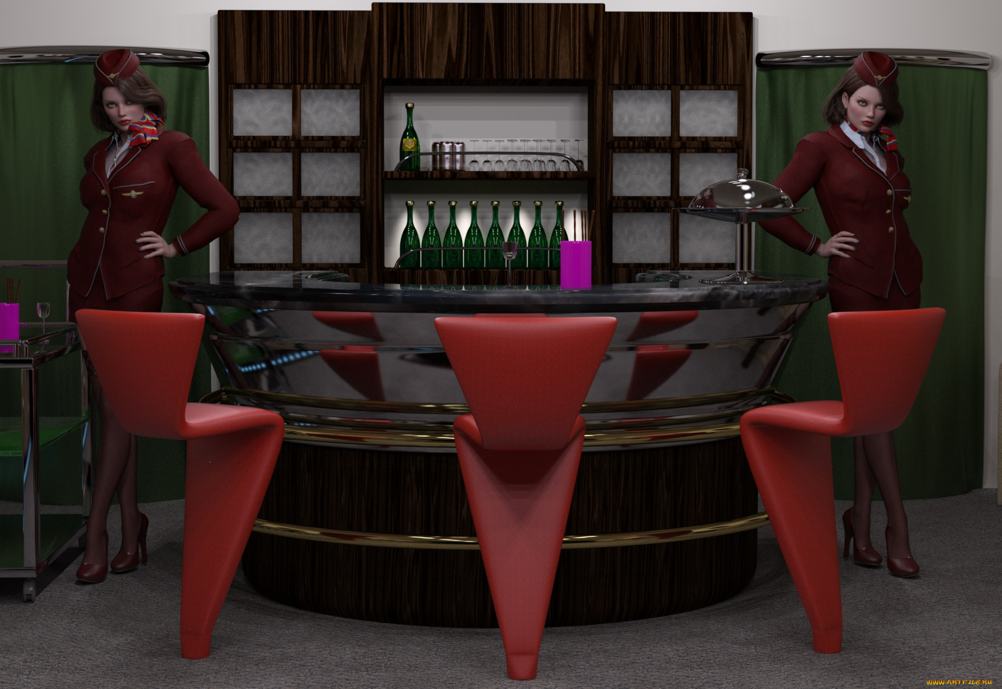 3д, графика, люди, , people, фон, взгляд, девушки