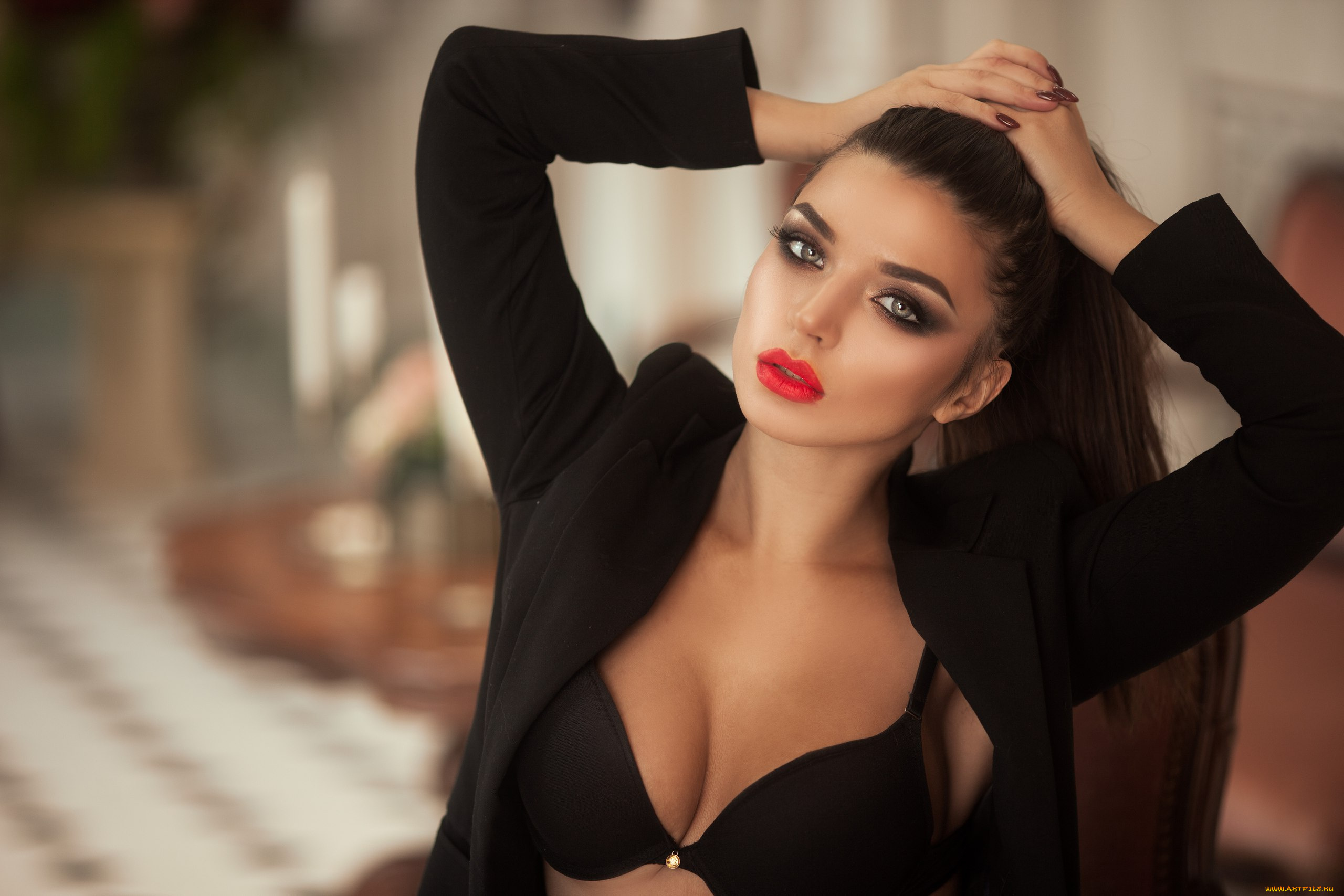 девушка, девушки, -unsort, , брюнетки, темноволосые, модель