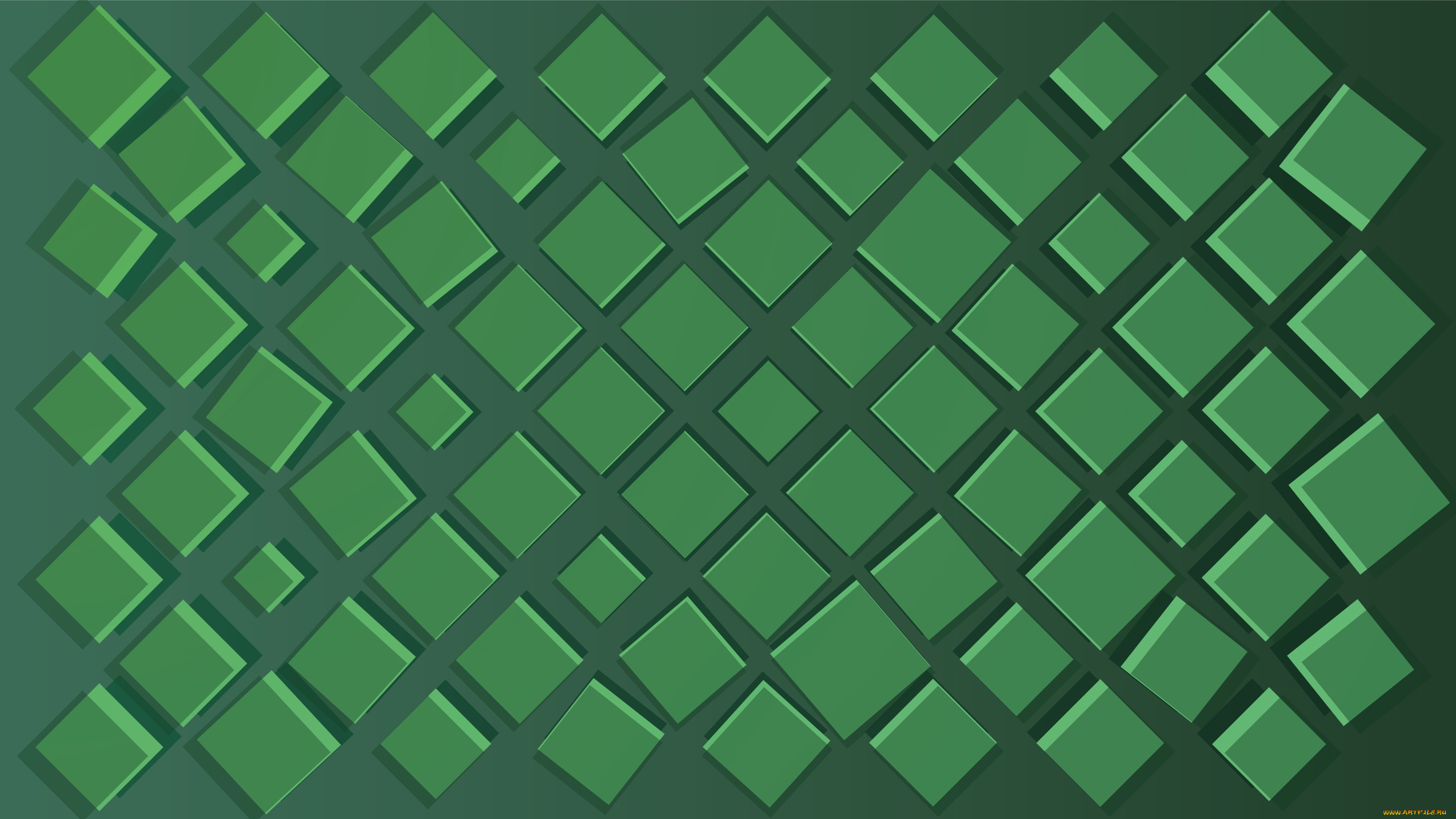 векторная, графика, графика, , graphics, background, square, green, shades