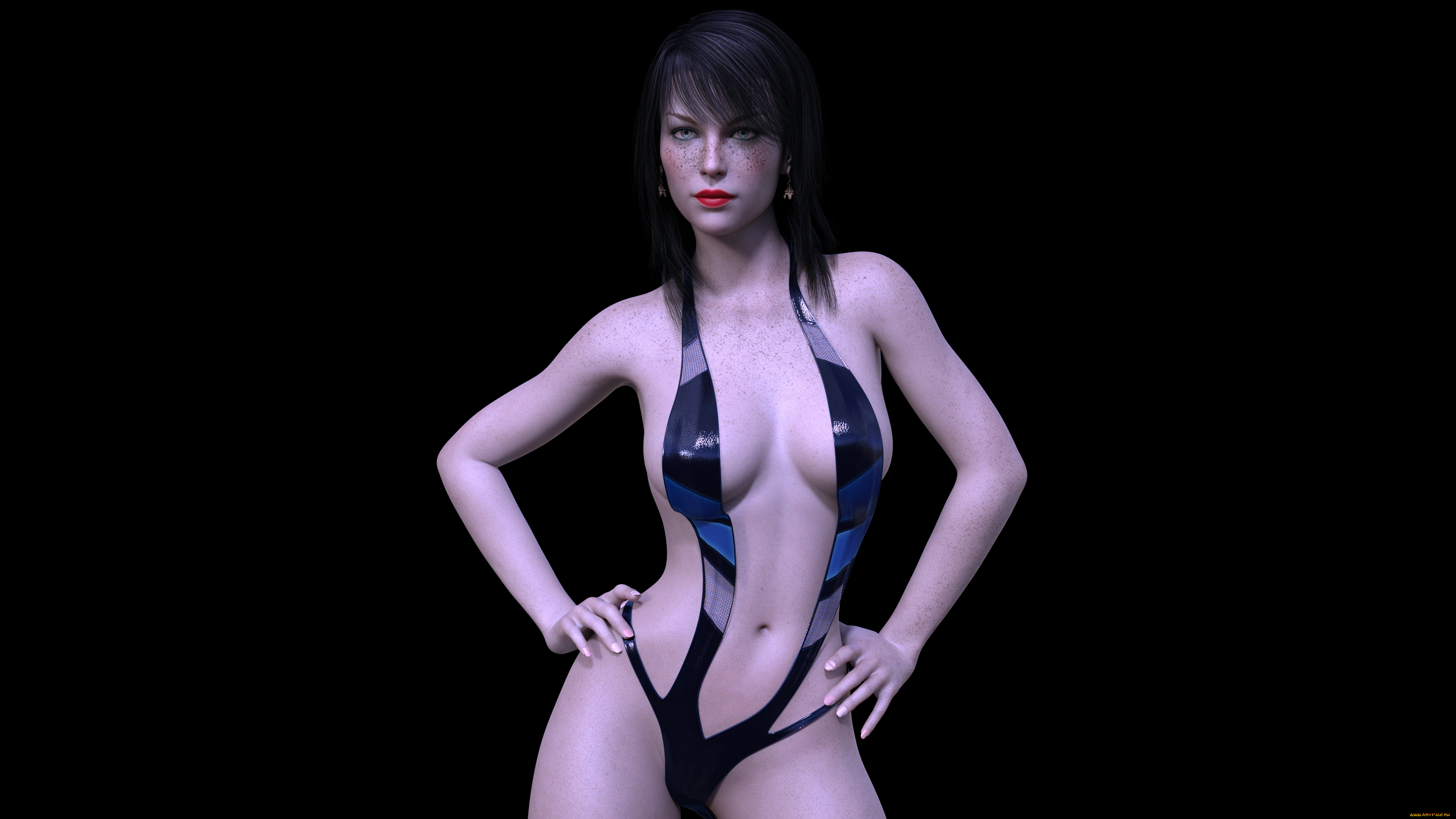 3д, графика, люди, , people, девушка, фон, взгляд