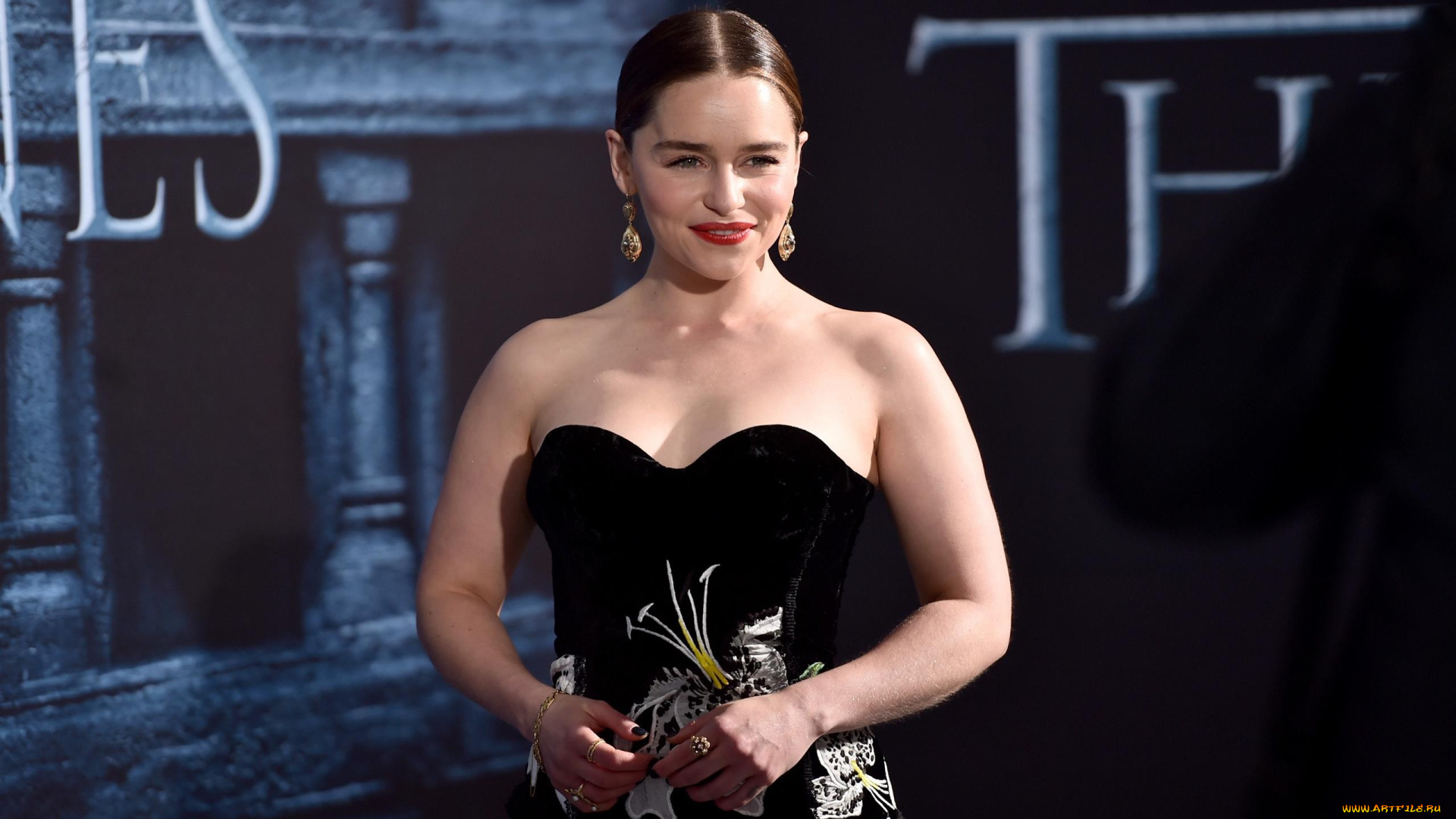 девушки, emilia, clarke, улыбка