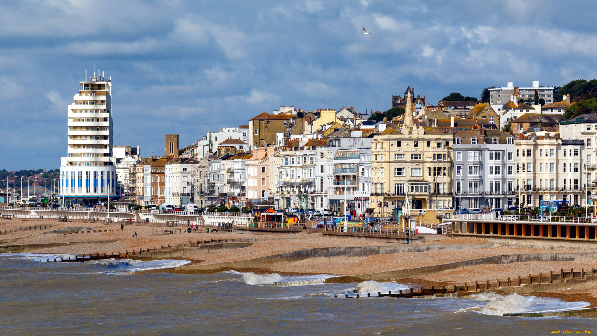 hastings, , england, города, -, улицы, , площади, , набережные, england