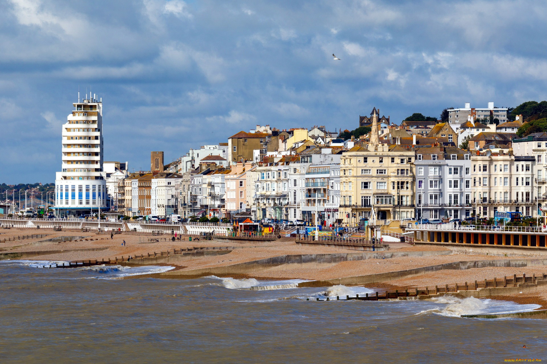 hastings, , england, города, -, улицы, , площади, , набережные, england