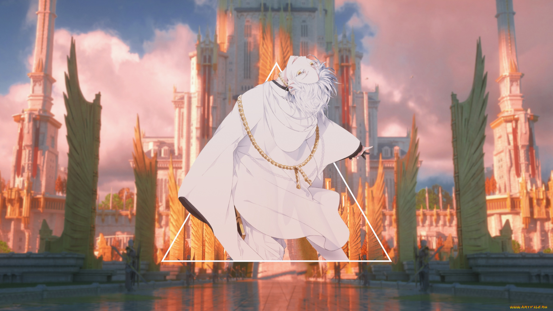 аниме, touken, ranbu, танец, мечей