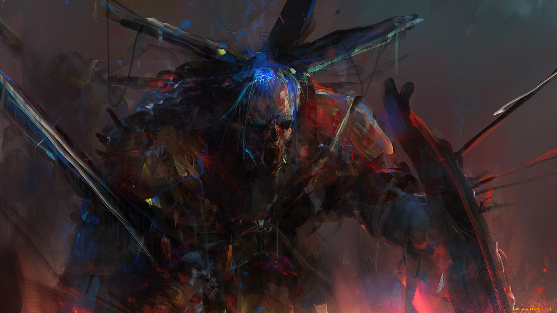 фэнтези, нежить, скелет