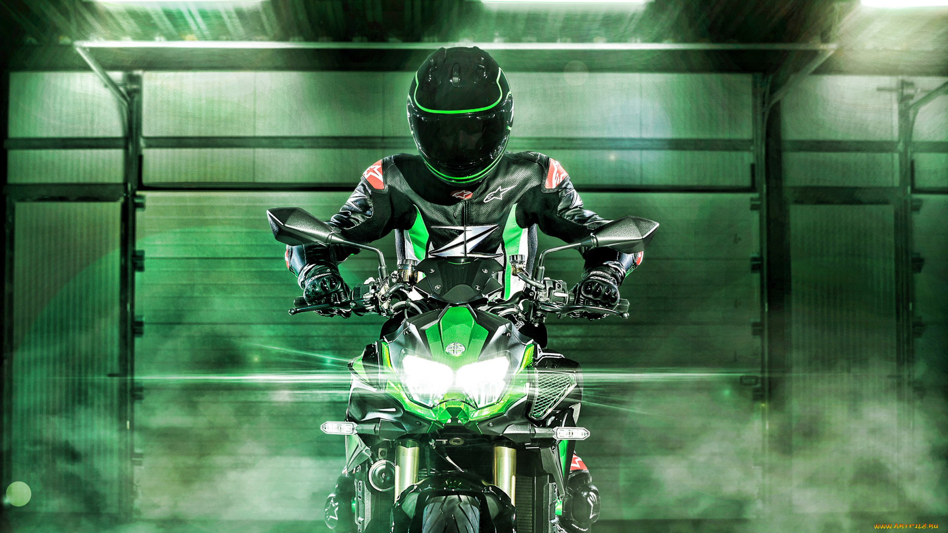 мотоциклы, kawasaki, z, h2, se, life, style, 2021, экстерьер, вид, спереди, японские