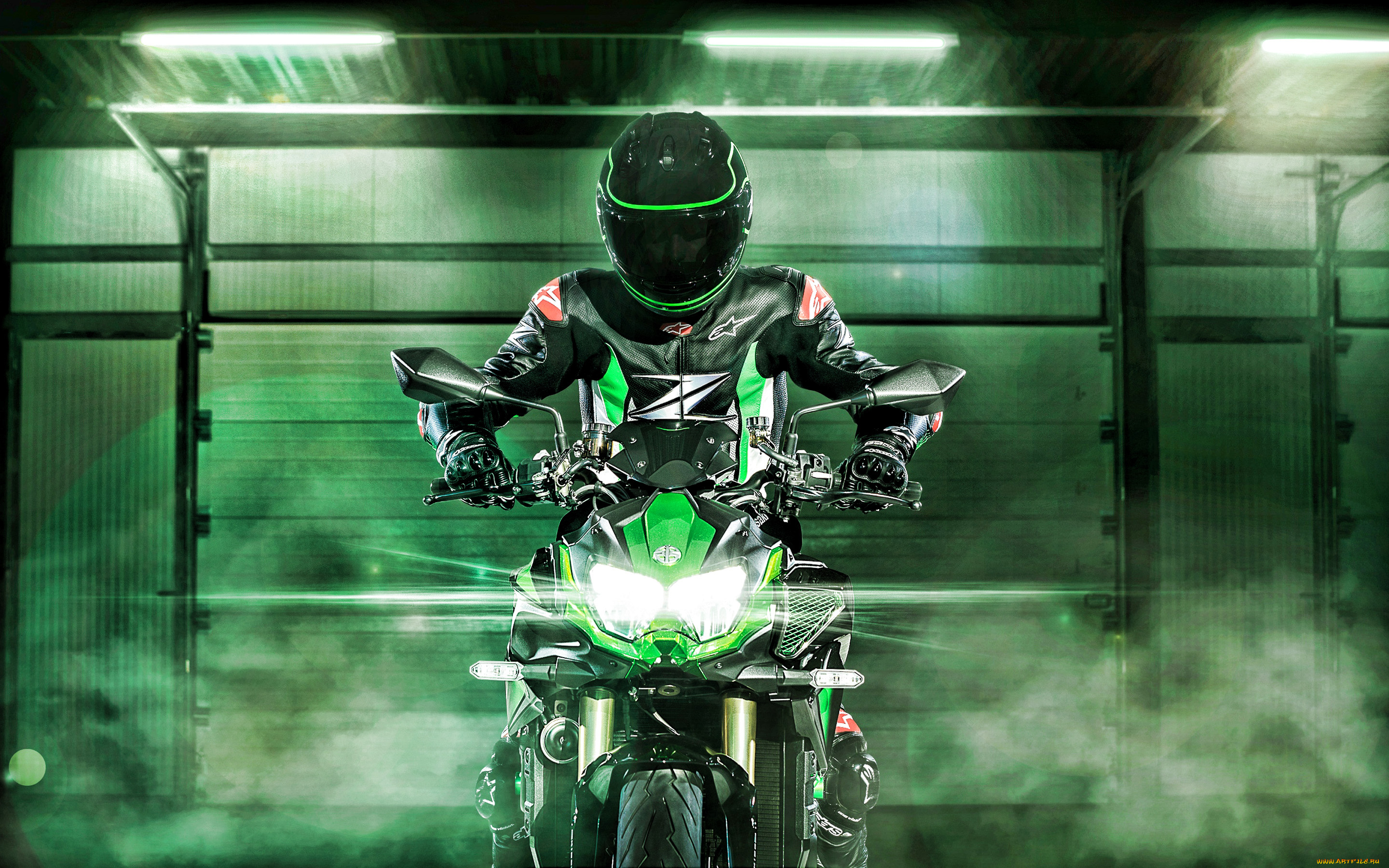 мотоциклы, kawasaki, z, h2, se, life, style, 2021, экстерьер, вид, спереди, японские