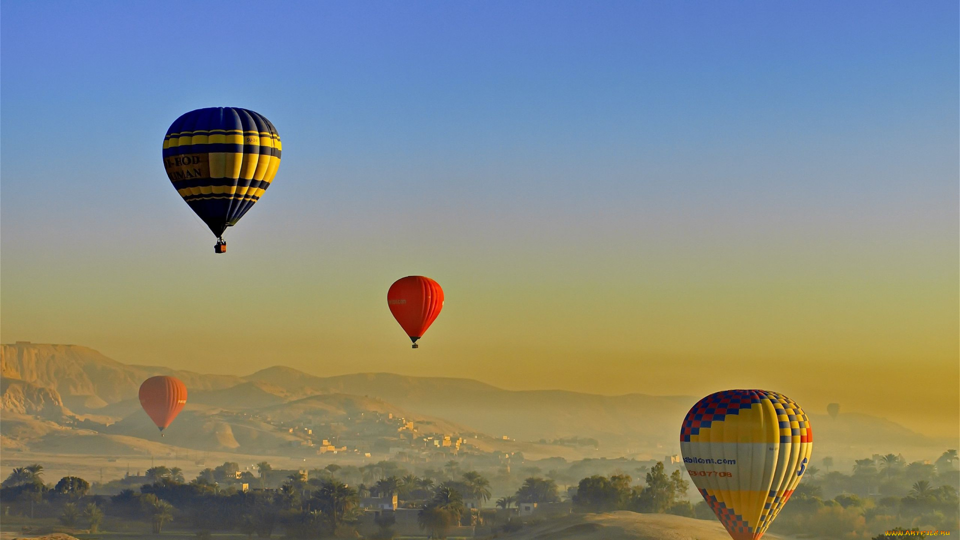 авиация, воздушные, шары, дирижабли, горы, воздушные, шары, полет