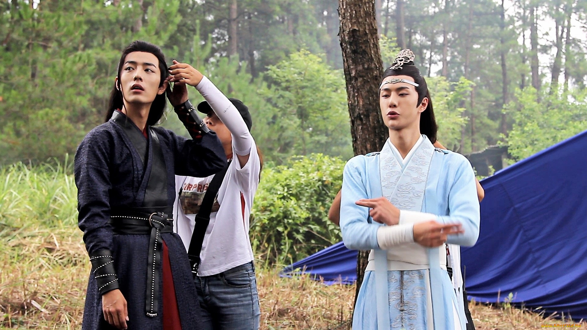 разное, знаменитости, ван, ибо, сяо, чжань, костюмы, съемки