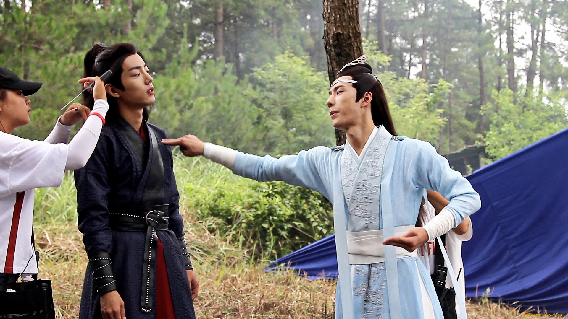 разное, знаменитости, ван, ибо, сяо, чжань, съемки, костюмы, люди