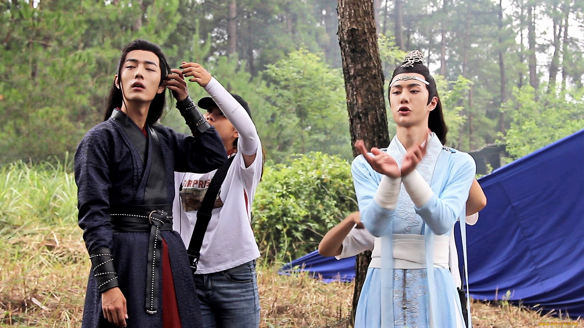 разное, знаменитости, ван, ибо, сяо, чжань, костюмы, съемки