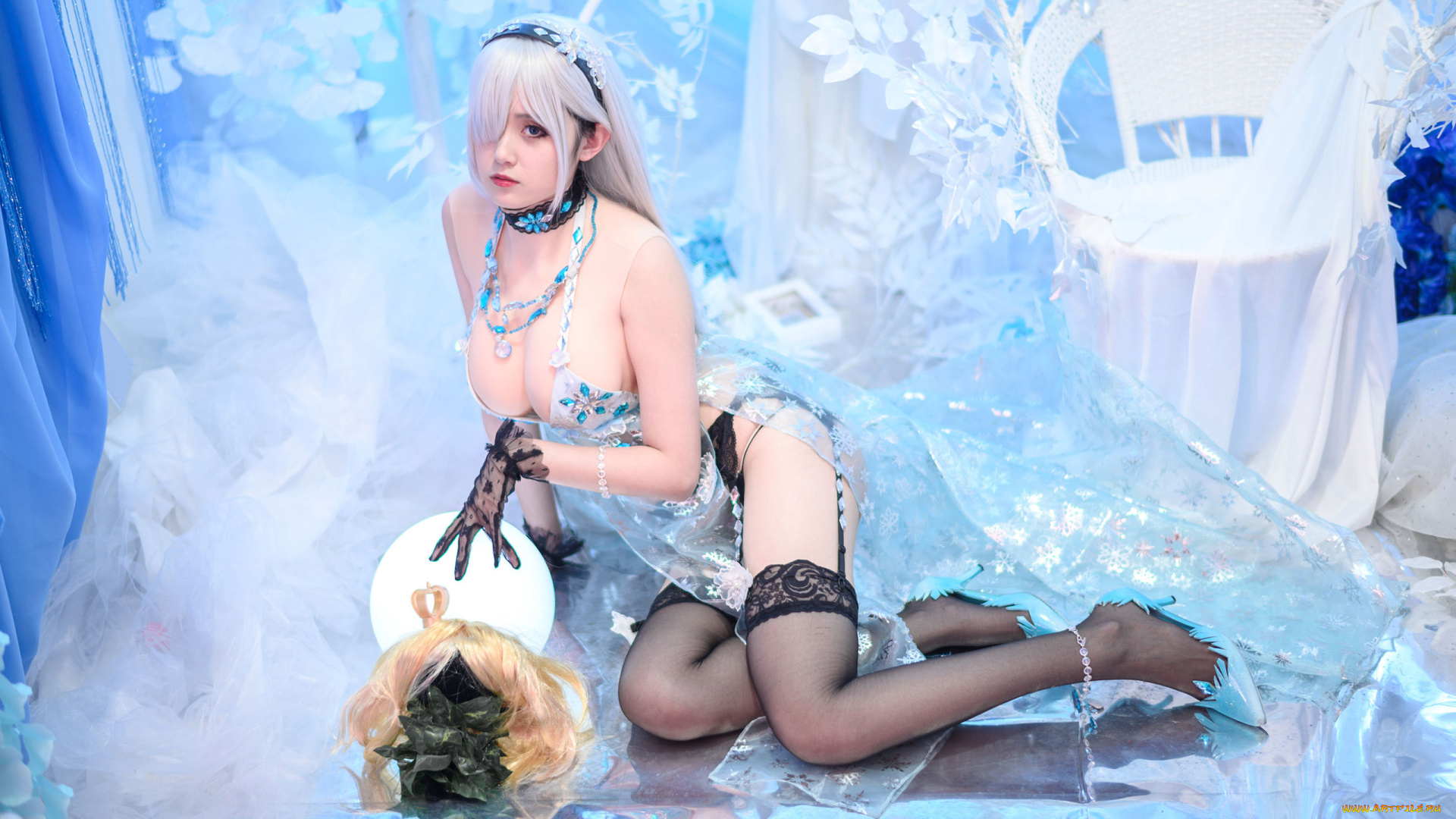 девушки, -, креатив, , косплей, красивая, девушка